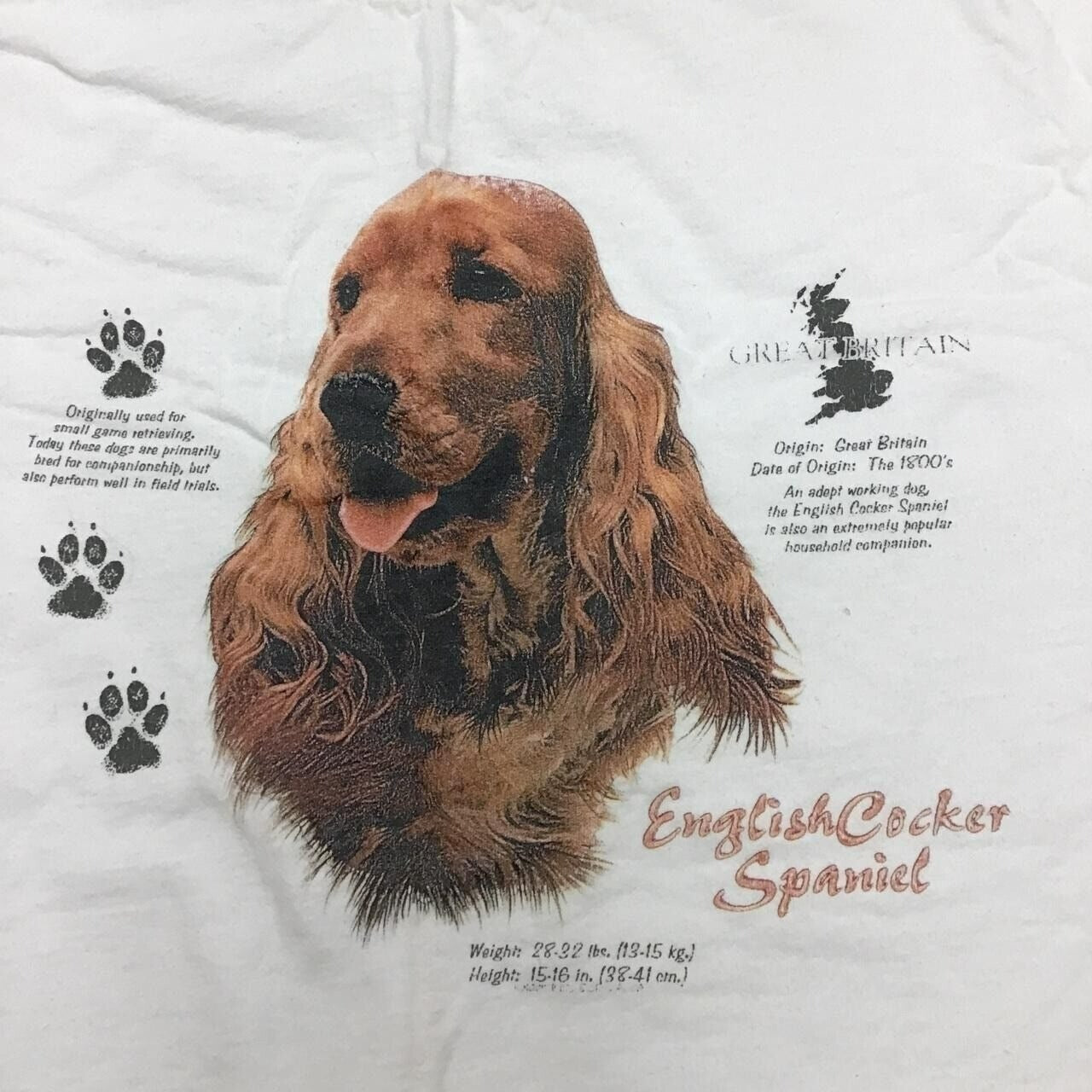 Vintage Tultex Cocker Spaniel Tee- 935