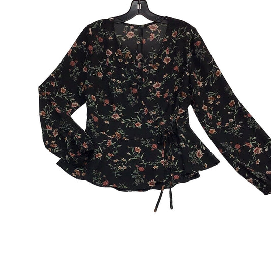 Women’s Floral Tie Blouse