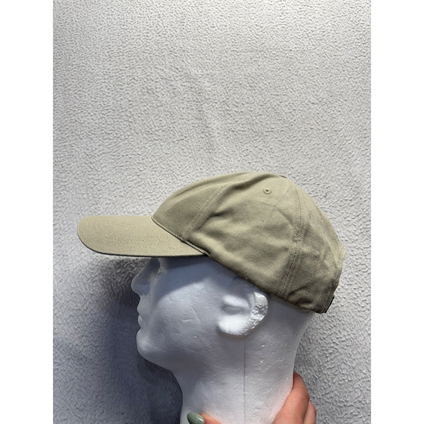 Nike Golf Khaki Hat With Black Swoosh Logo Embroidered #7866