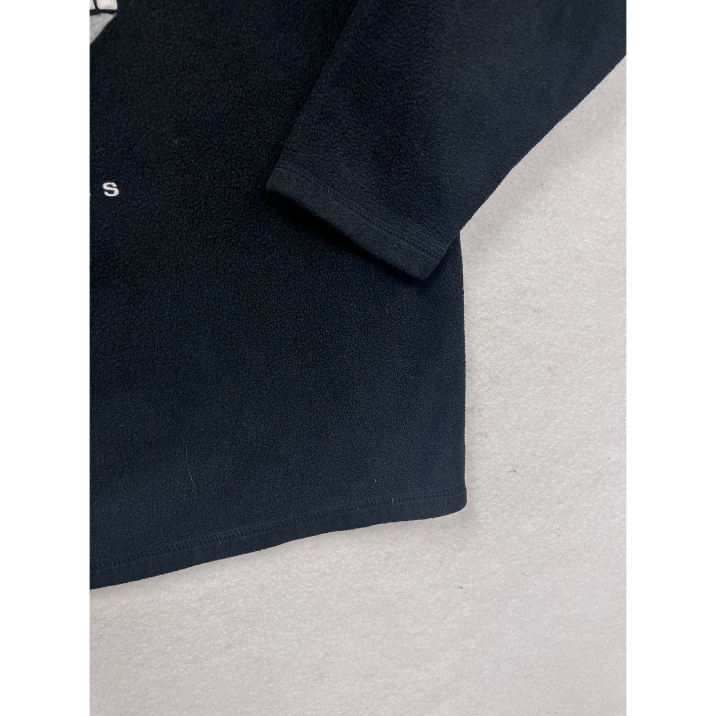 Limited Sport USA Black 100% Polyester Fleece Pullover Sweatshirt Size L #233A