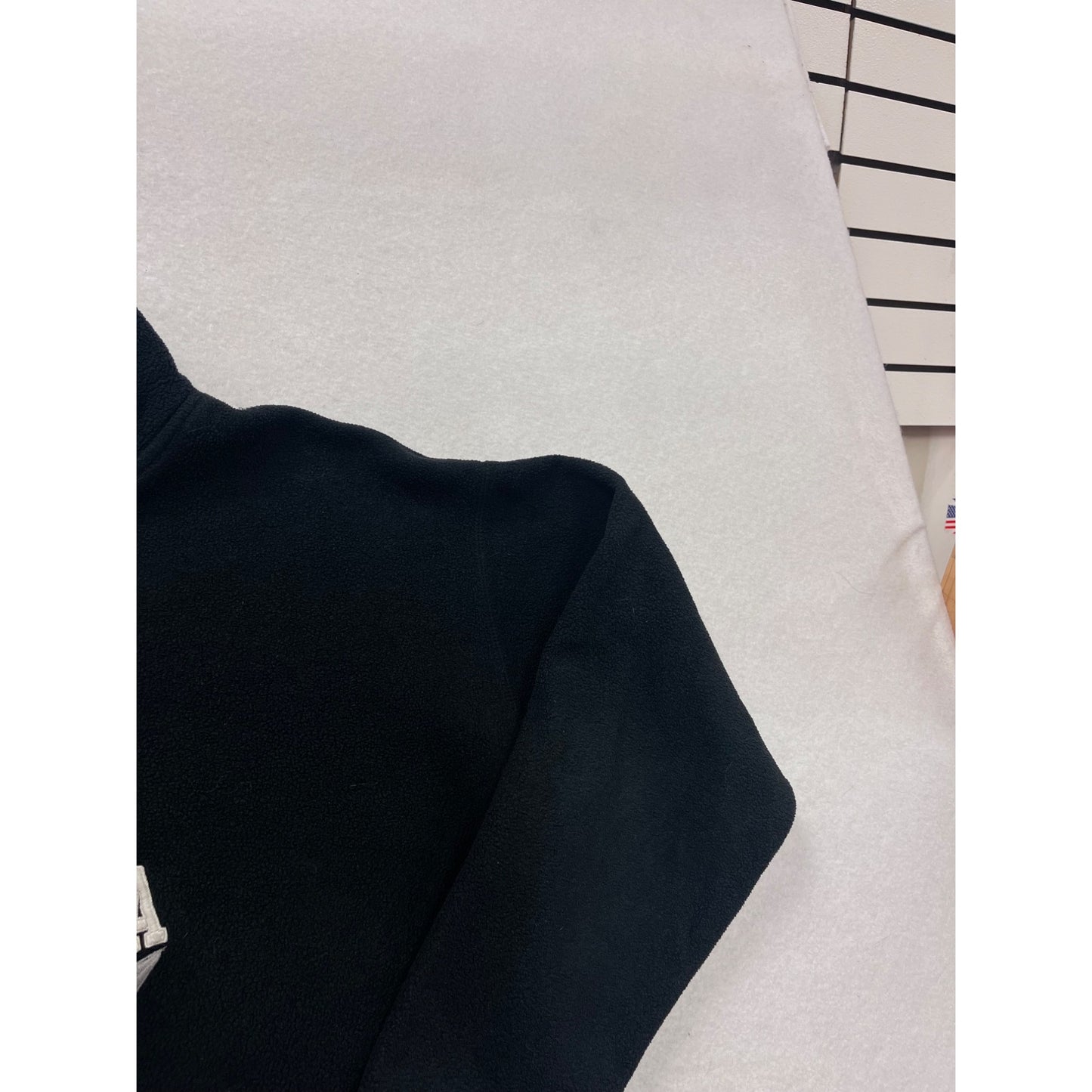 Limited Sport USA Black 100% Polyester Fleece Pullover Sweatshirt Size L #233A