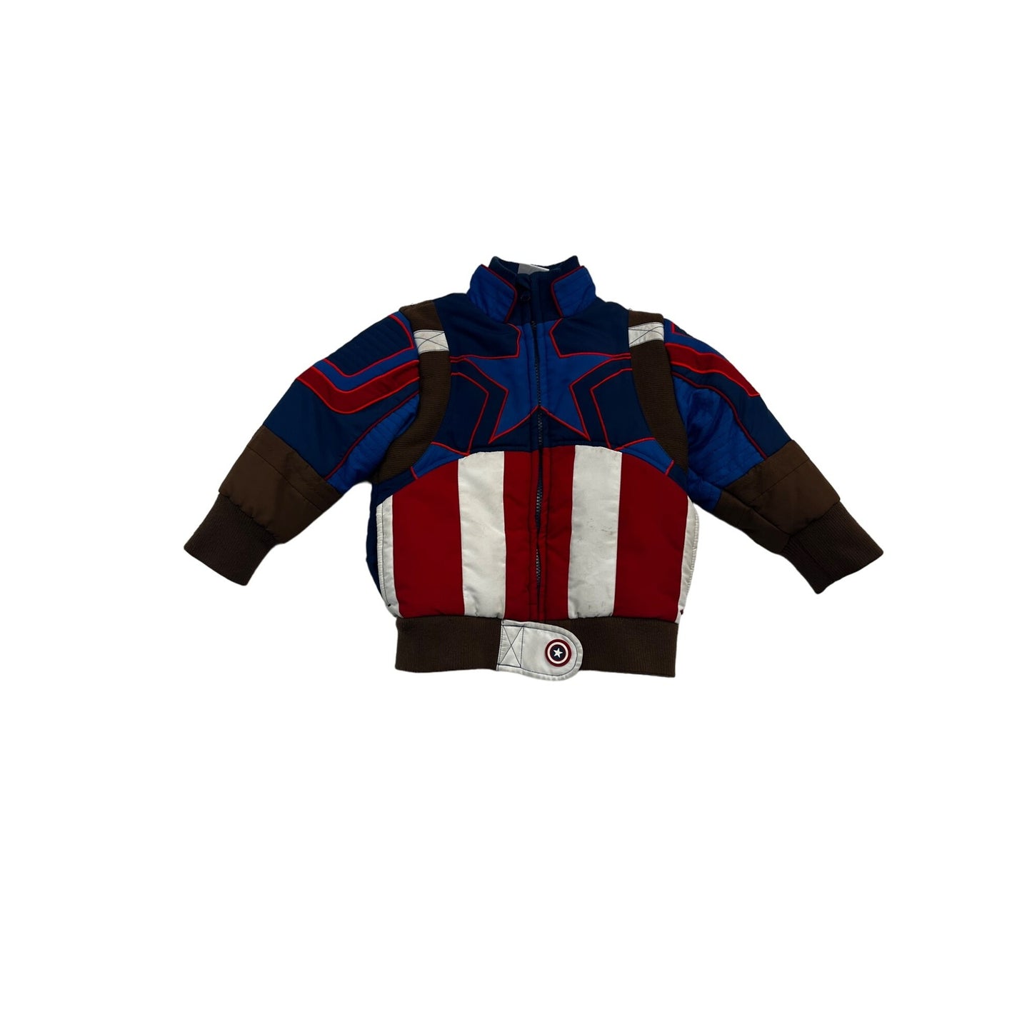 Boys Disney Captain America Puffer Jacket