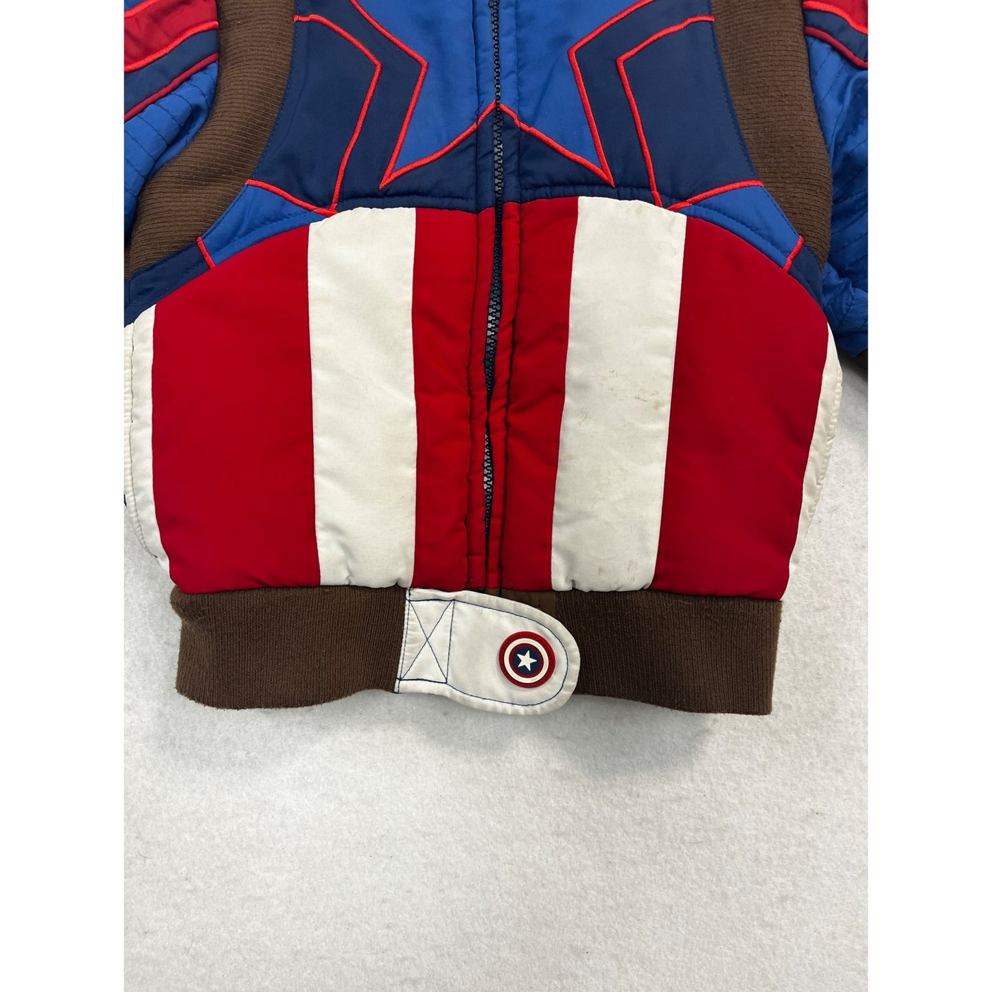 Boys Disney Captain America Puffer Jacket