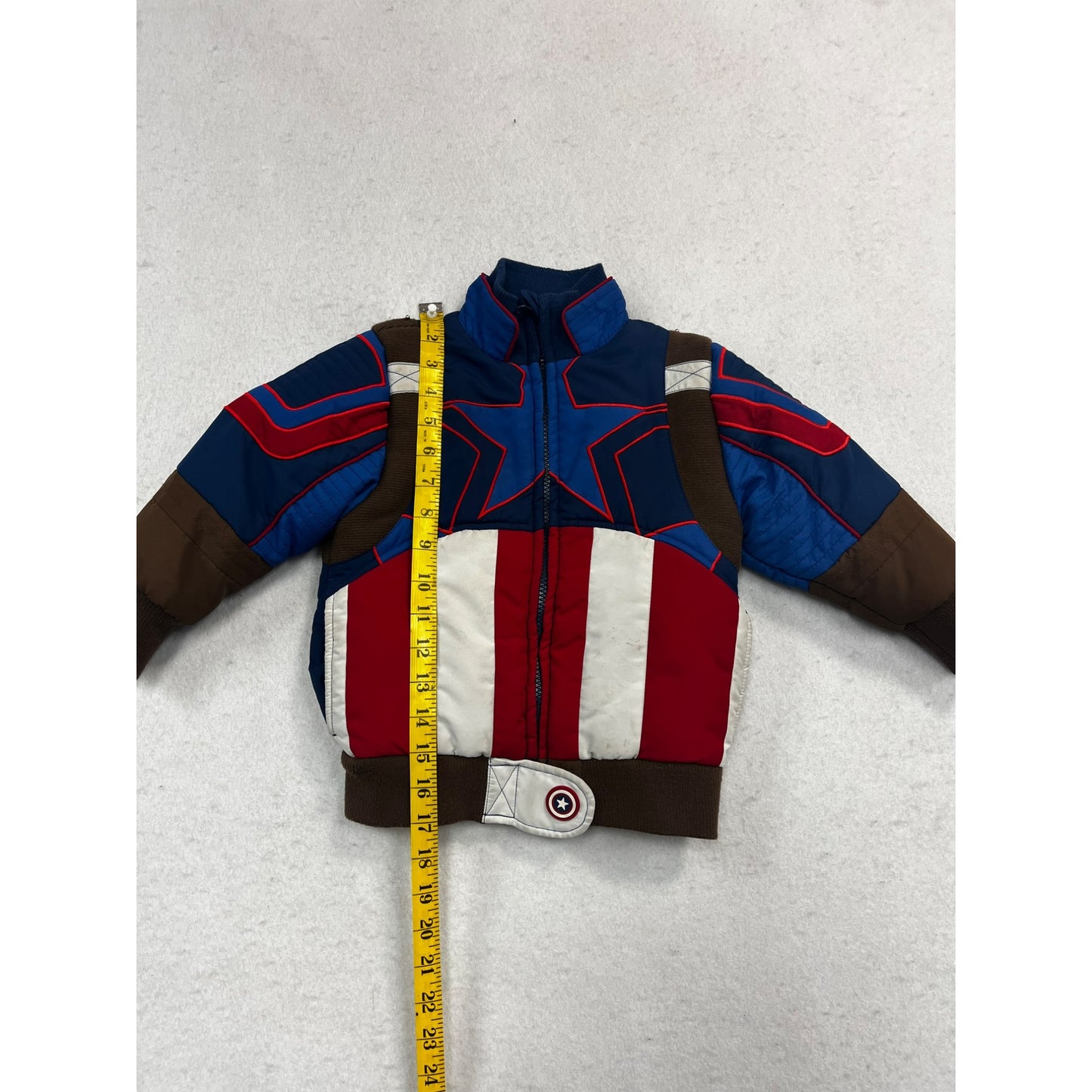 Boys Disney Captain America Puffer Jacket