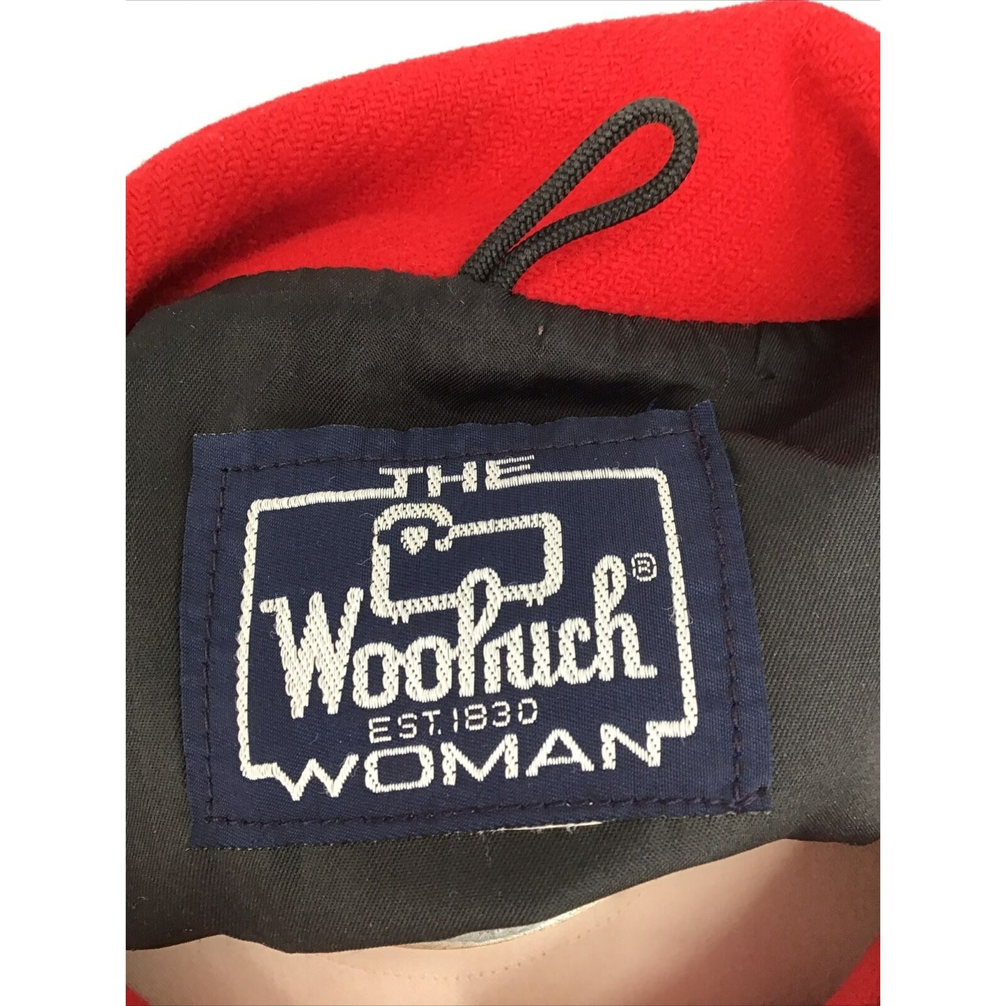 The Woolrich Woman Red Full Zip Jacket Medium #1000