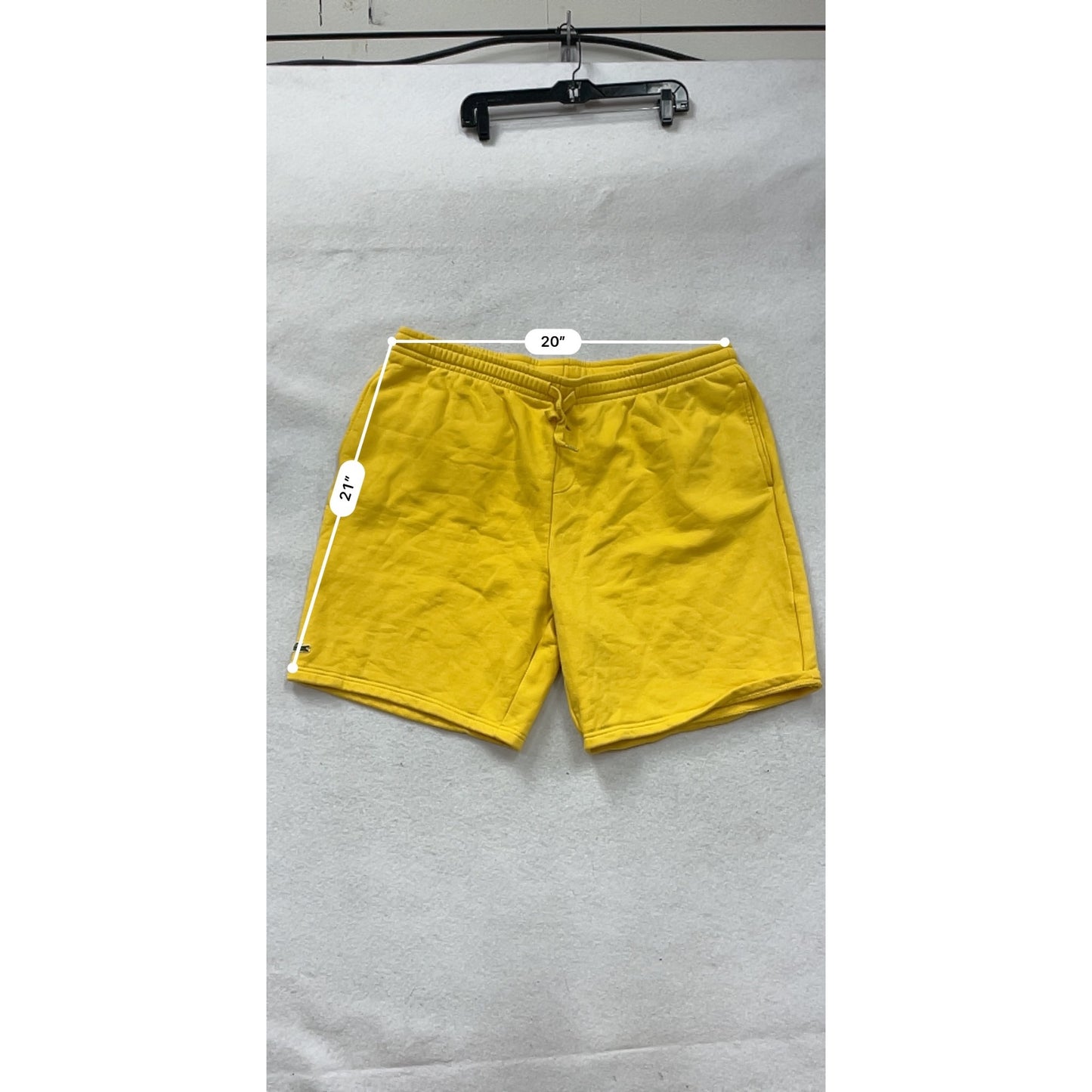 Lacoste Sport Mens Yellow Shorts 4XL With Drawstring #8808
