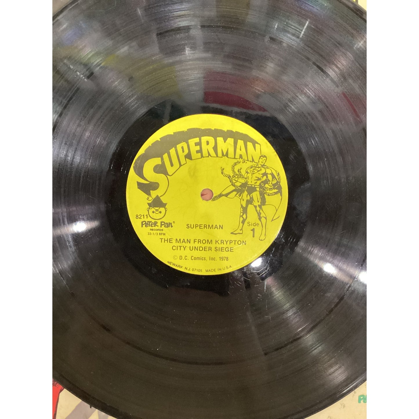 Superman storybook vinyl