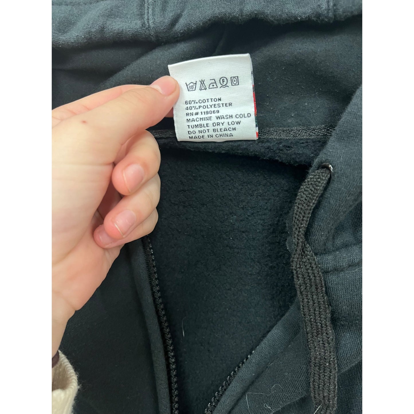 Coors Field Denver CO Black Hoodie Sweatshirt Lg Cotton Polyester Blend #8293