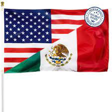 USA/Mexico Flag