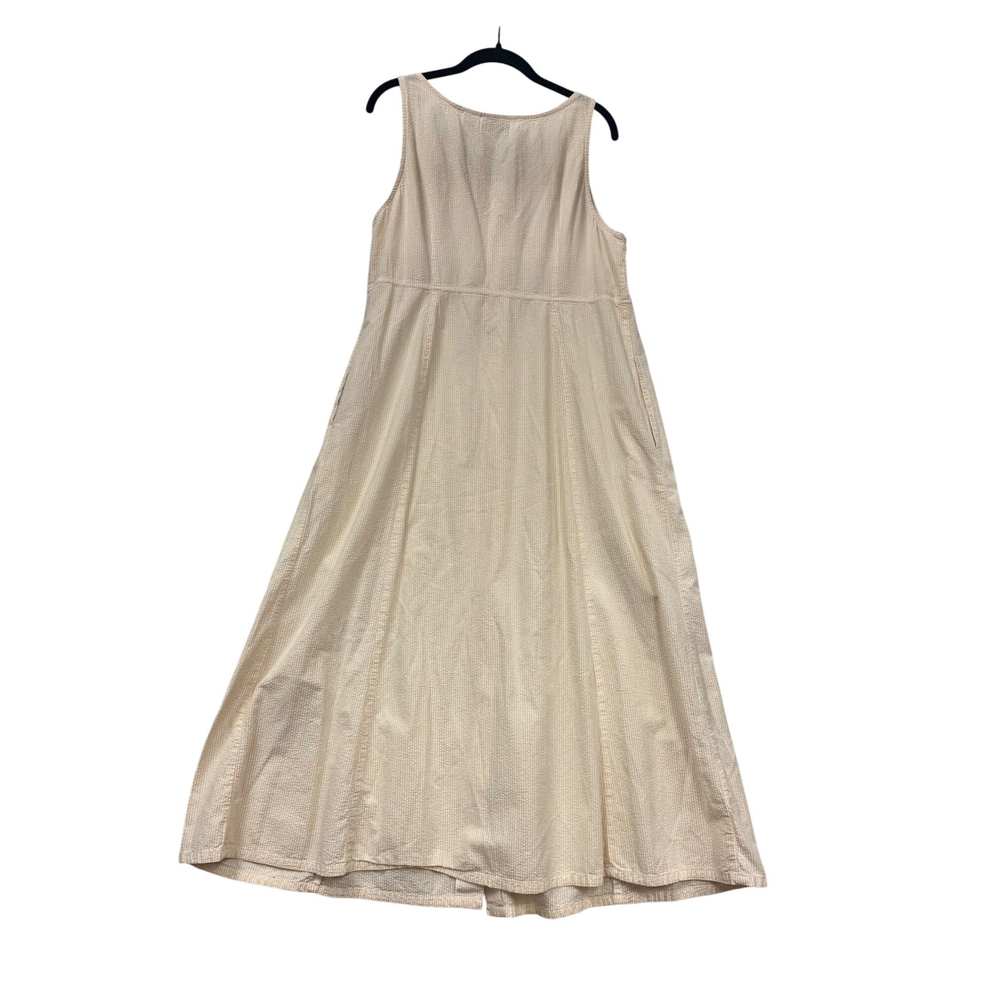 L.L. Bean 14 Button-Front Sleeveless Maxi Dress #171A