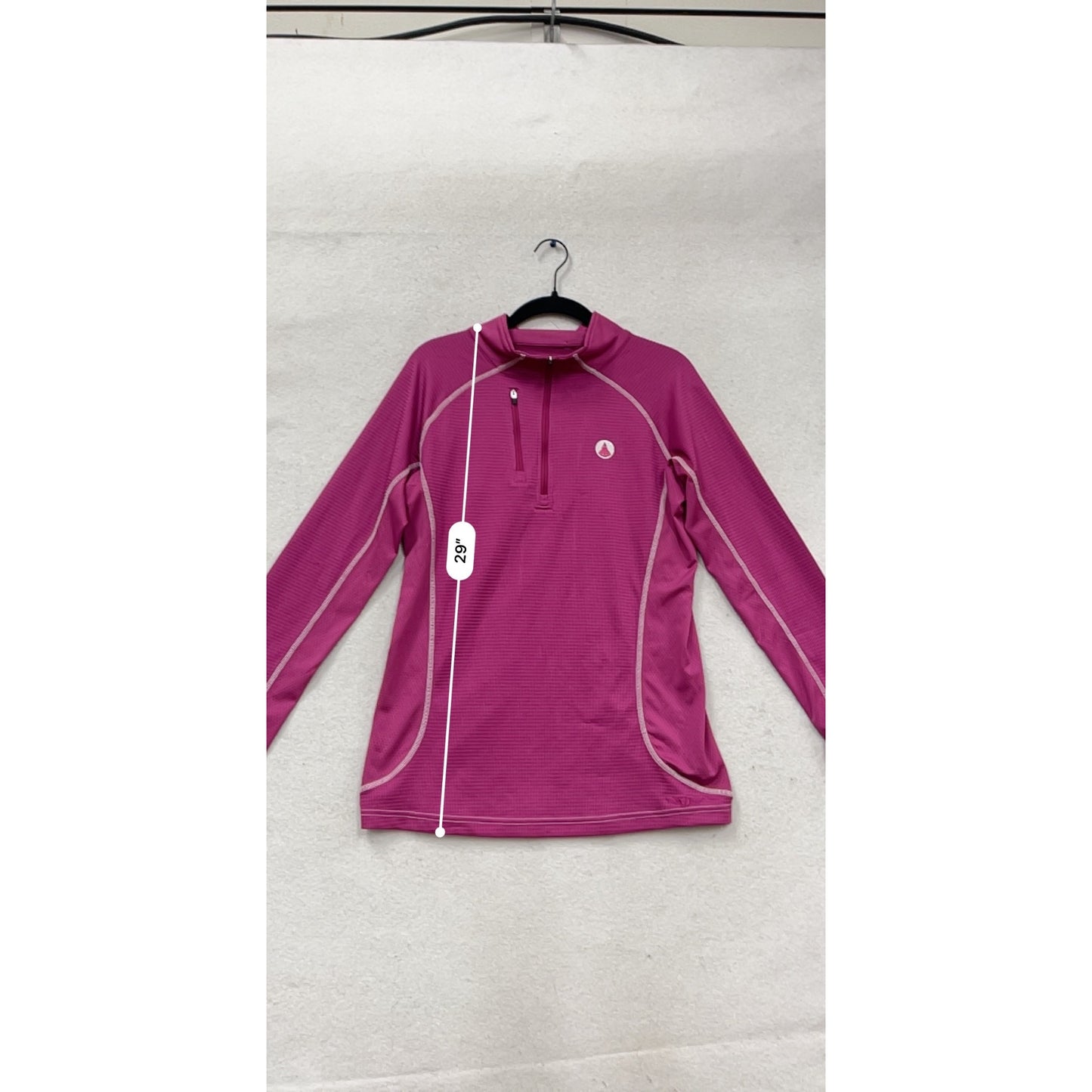 Straight Down Long-Sleeve Pullover Top S #625A