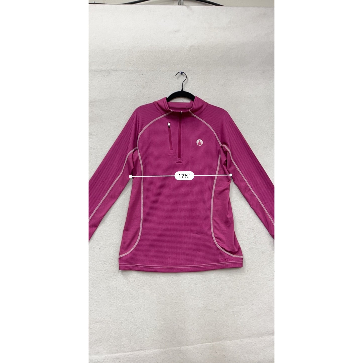 Straight Down Long-Sleeve Pullover Top S #625A