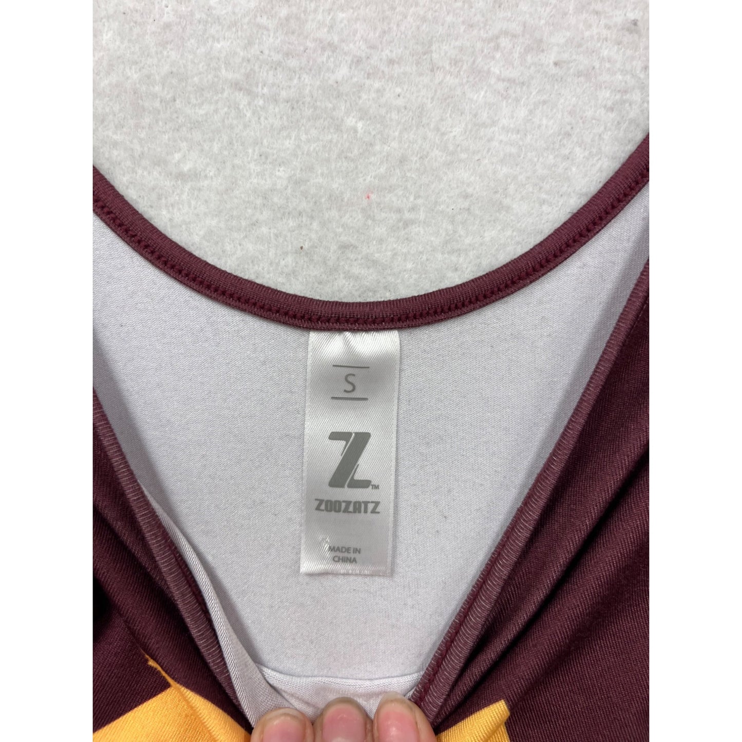 University Of Minnesota Maroon Bodysuit With Snap Closure By Zoozatz #8768