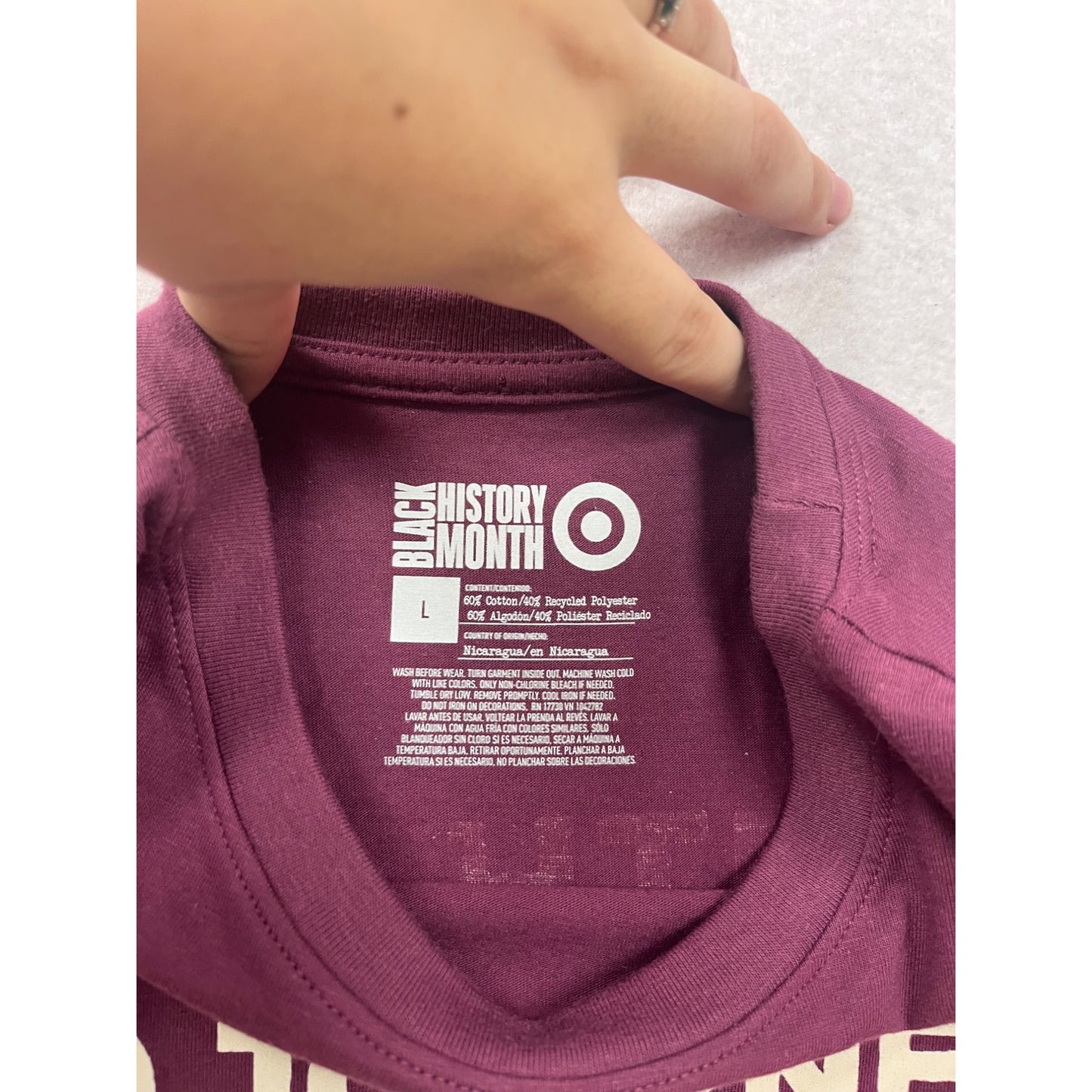 Black History Month Graphic Tee L #703A