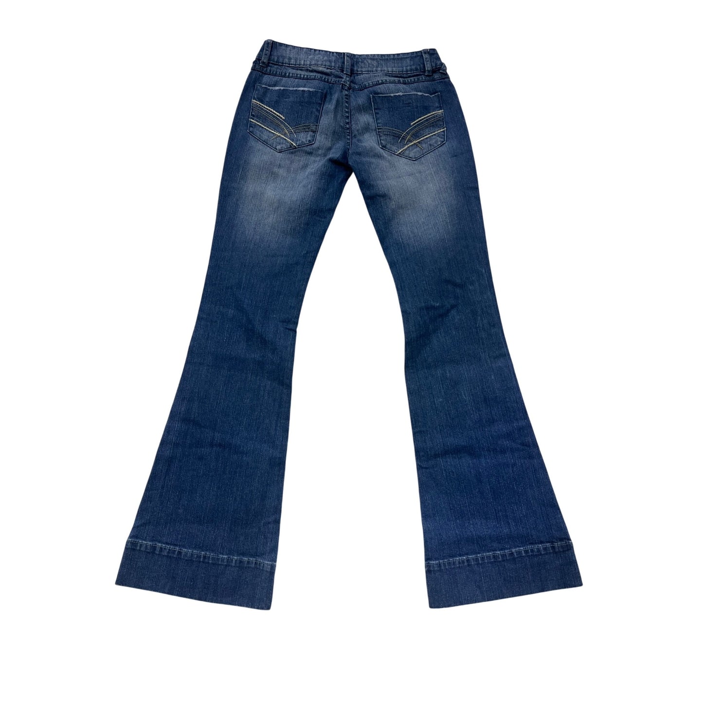 Blue Asphalt Flare Jeans Size 5 Medium Wash #8790