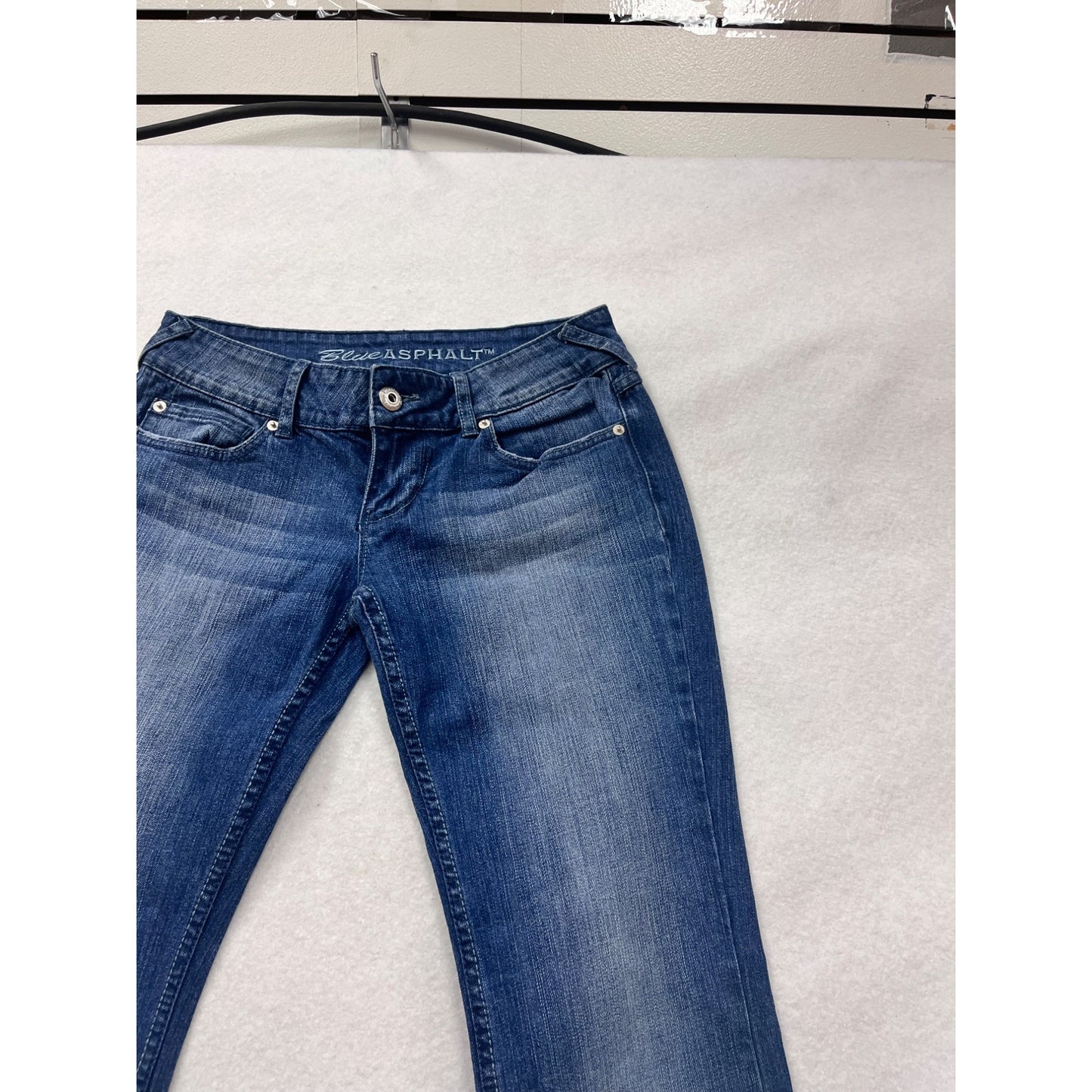 Blue Asphalt Flare Jeans Size 5 Medium Wash #8790