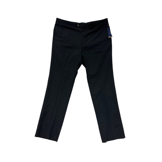 Sansabelt Mens Classic Fit Black Dress Pants Size 48 Polyester Wool Blend New With Tags #6859