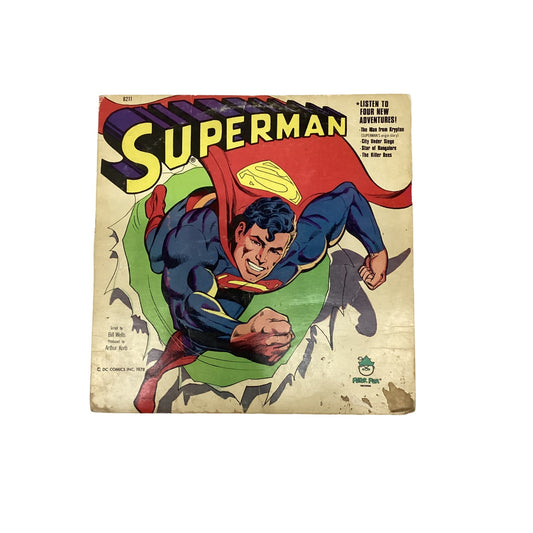 Superman storybook vinyl