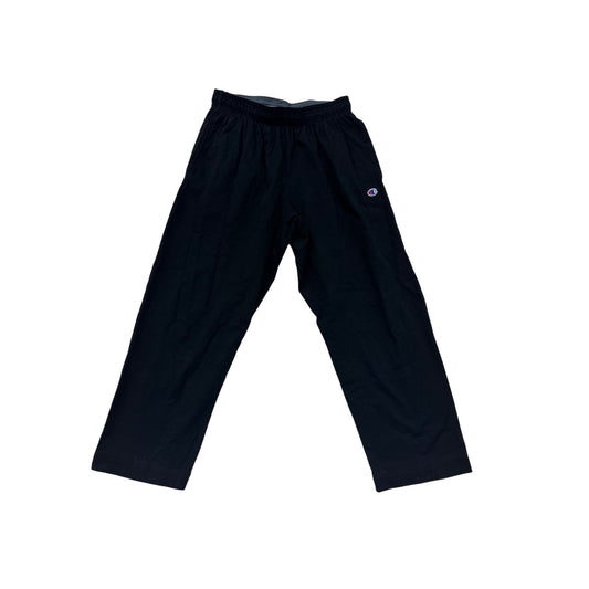 Champion Mens Black Cotton Elastic Waist Pants L #6860
