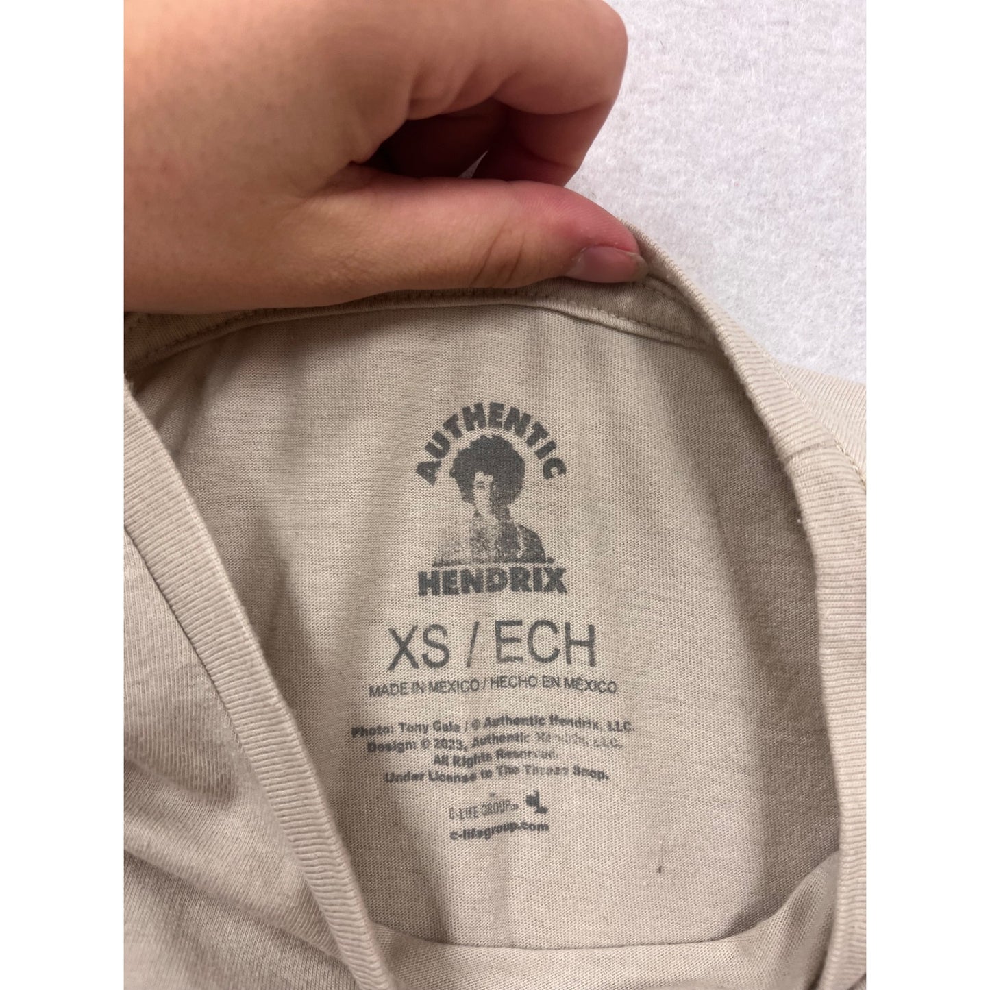 The Jimi Hendrix Experience Graphic Tee Mens XS #8888