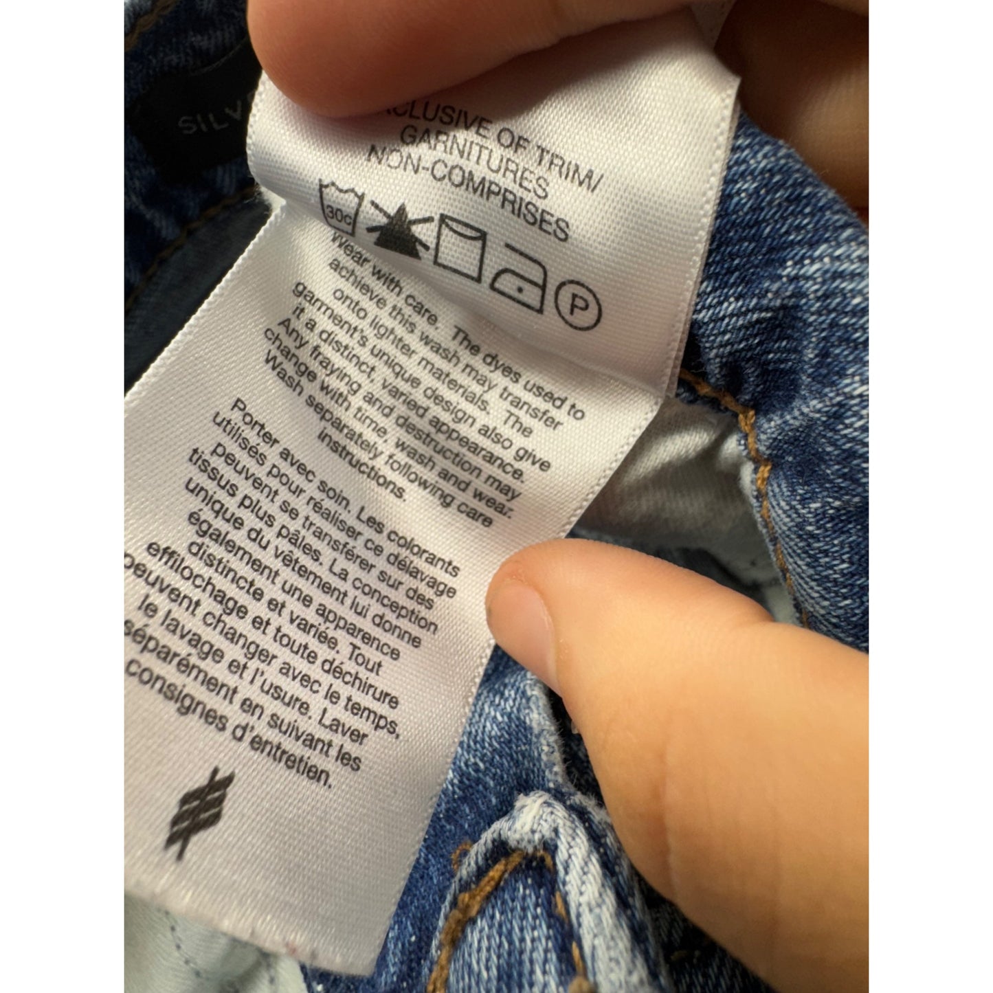 Silver Jeans Co. Highly Desirable Straight Jeans W32/L26 Blue Denim #322B