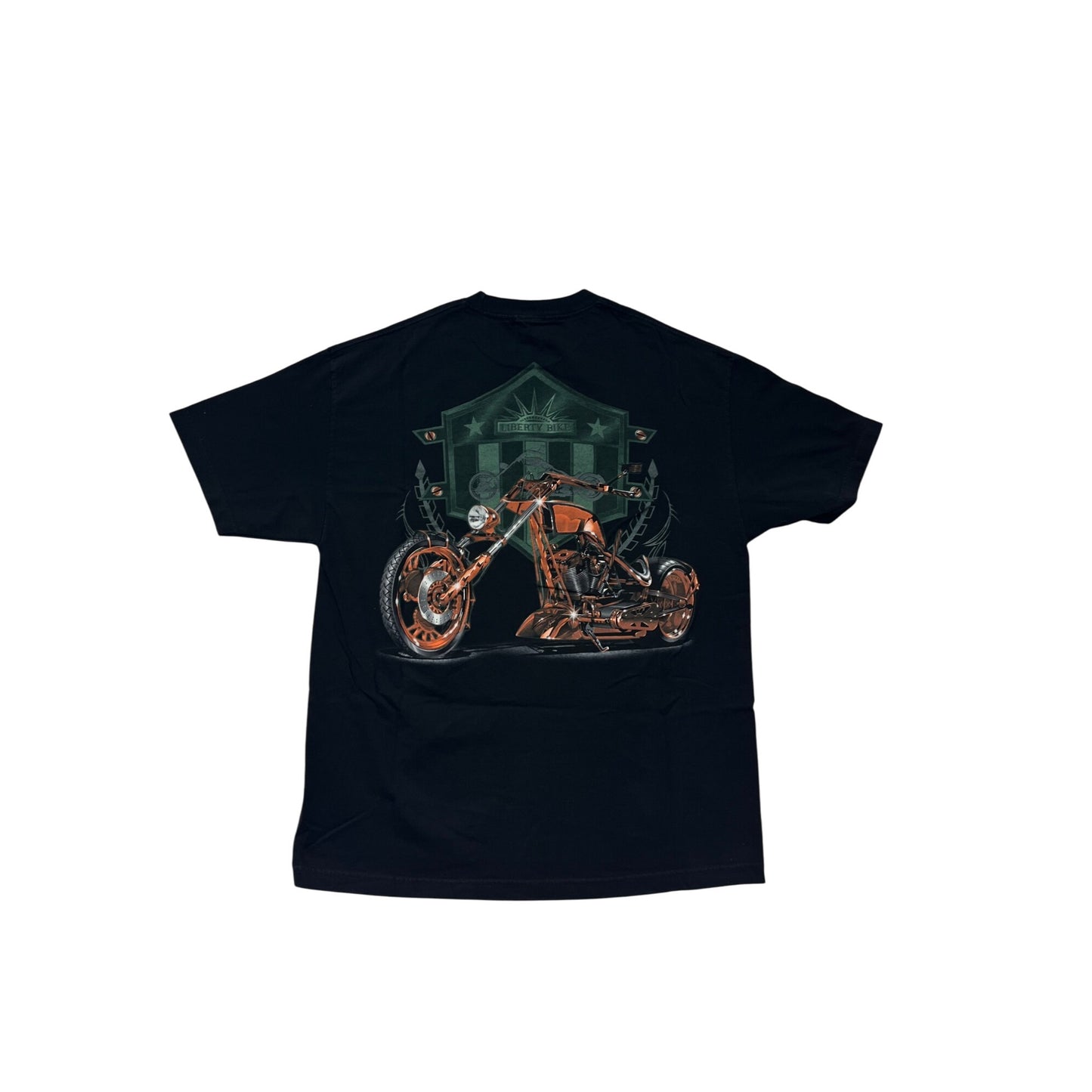 2000s American Chopper Black Graphic T-Shirt Mens XL #8404
