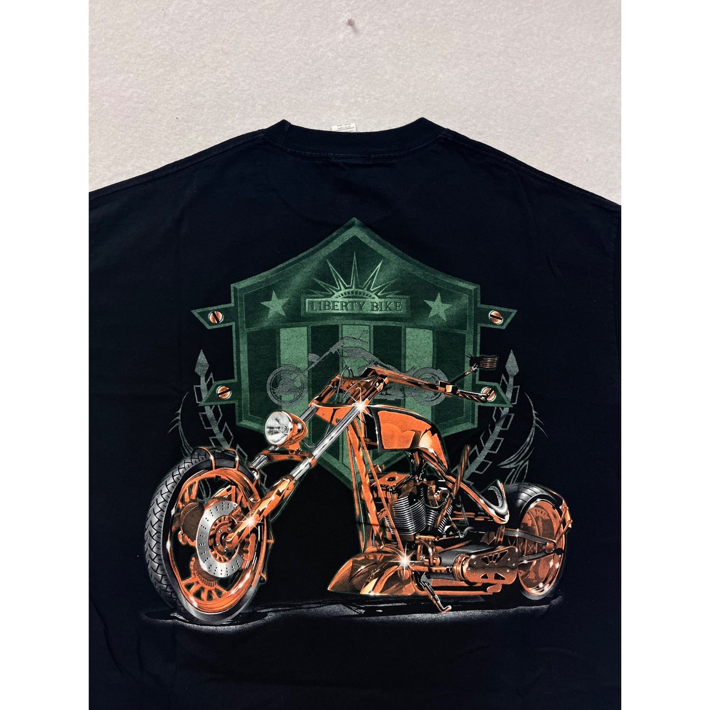 2000s American Chopper Black Graphic T-Shirt Mens XL #8404