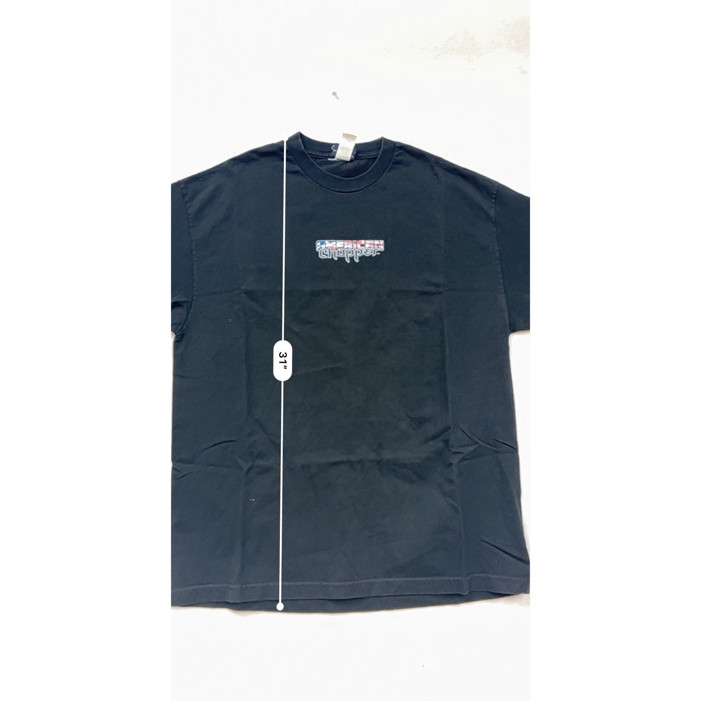 2000s American Chopper Black Graphic T-Shirt Mens XL #8404