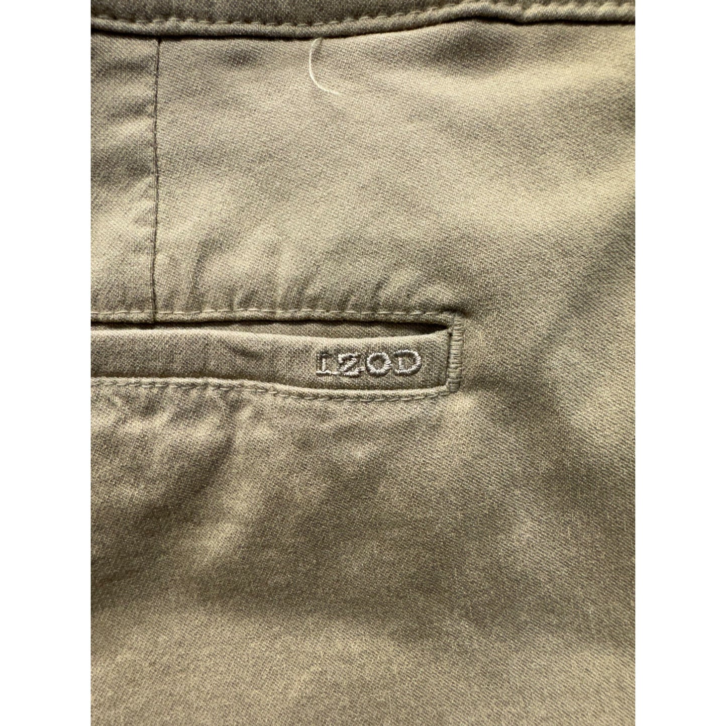 Izod Beige Straight-Leg Pants Size 8 Rayon/Nylon/Spandex Blend #200B