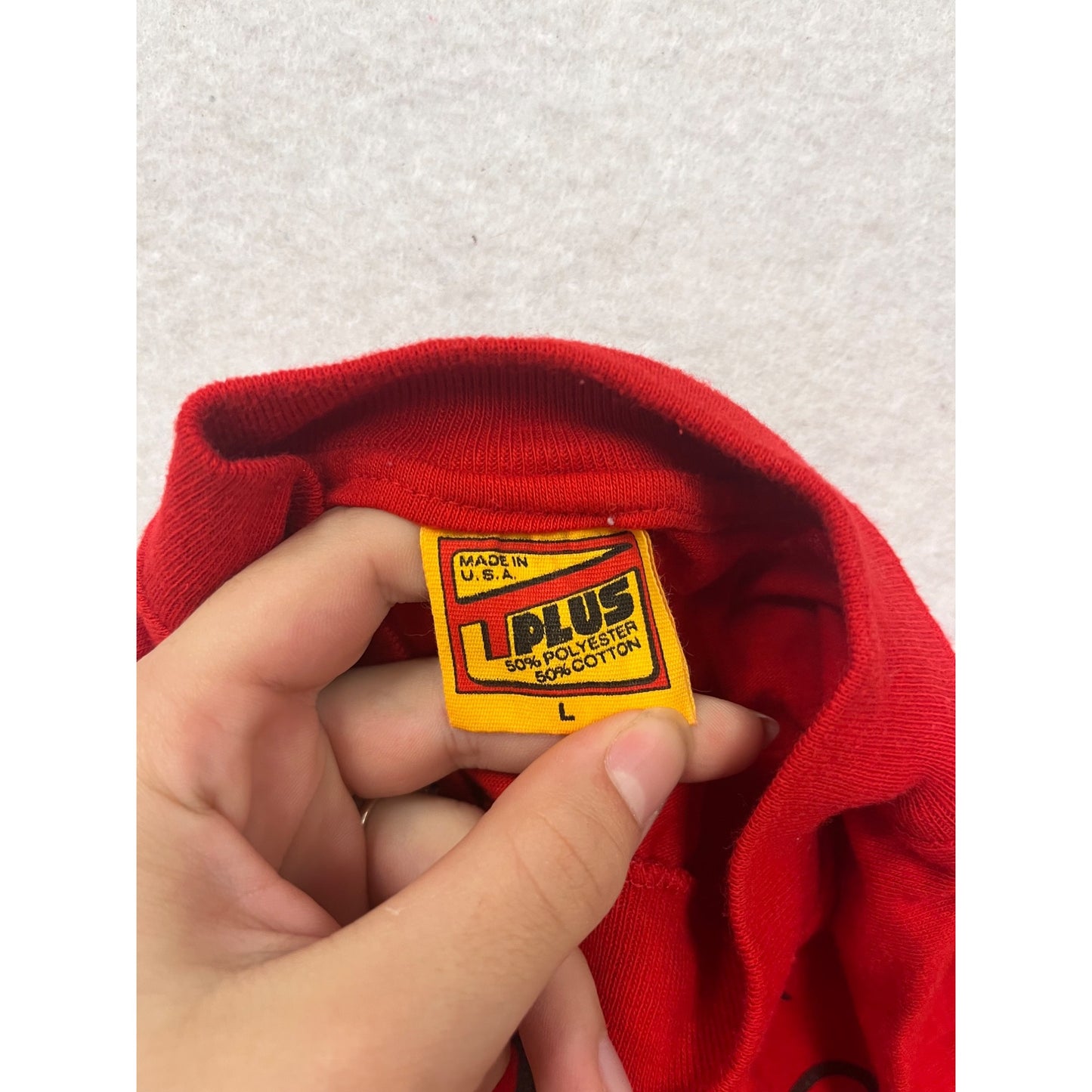 Vintage OSU-COM Black Alumni Reunion T-Shirt Large 1987 Red #557A