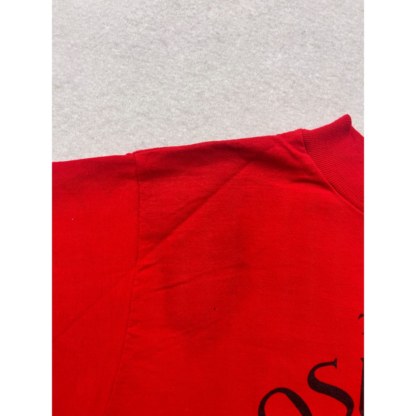 Vintage OSU-COM Black Alumni Reunion T-Shirt Large 1987 Red #557A