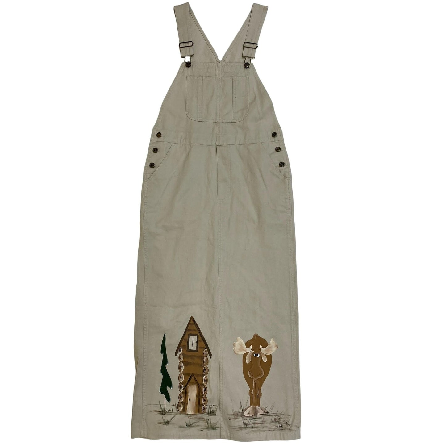 Vintage Handpainted Dress