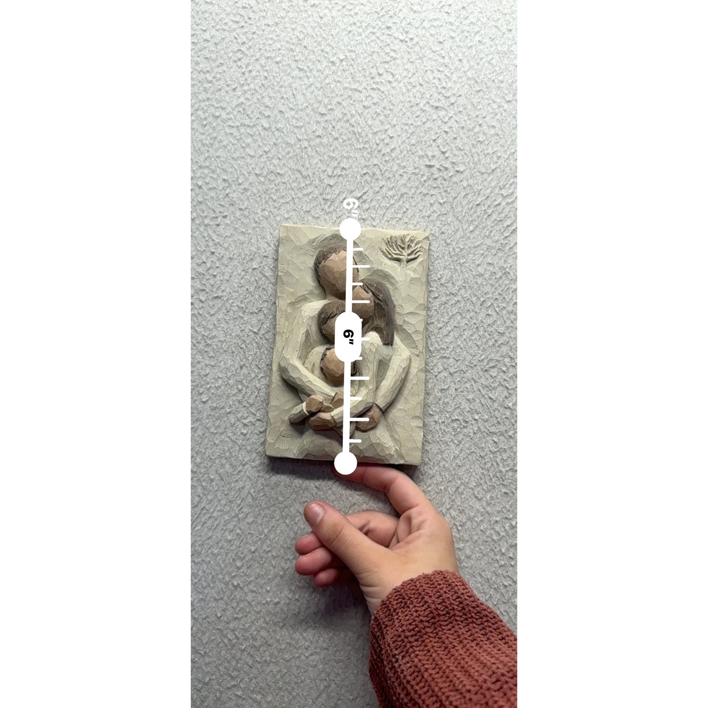 Willow Tree Family Sculpture Hand Carved Figurative Wall Art Decor #72B