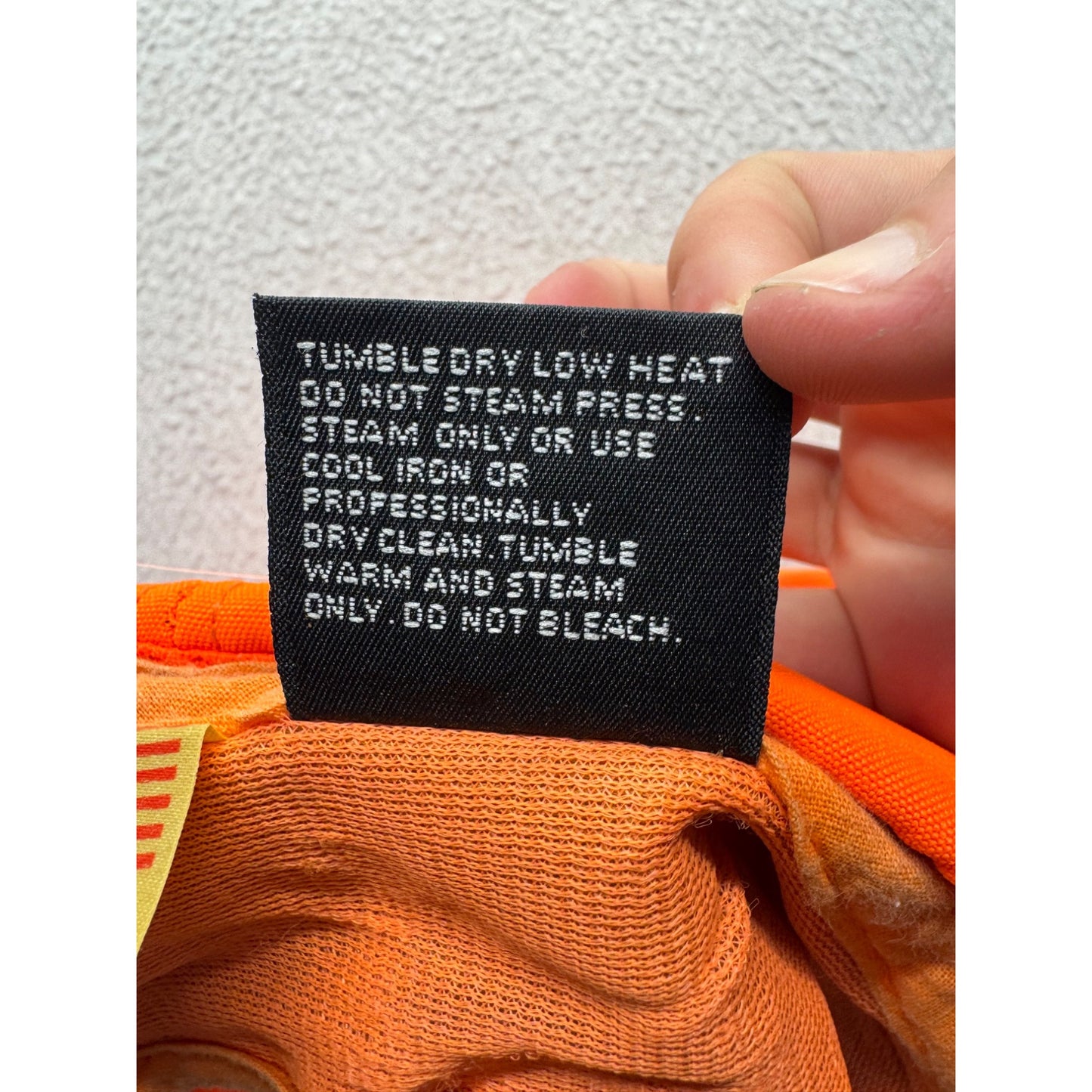 Thinsulate Orange Insulated Cap With Thermal Lining Made In USA #9230