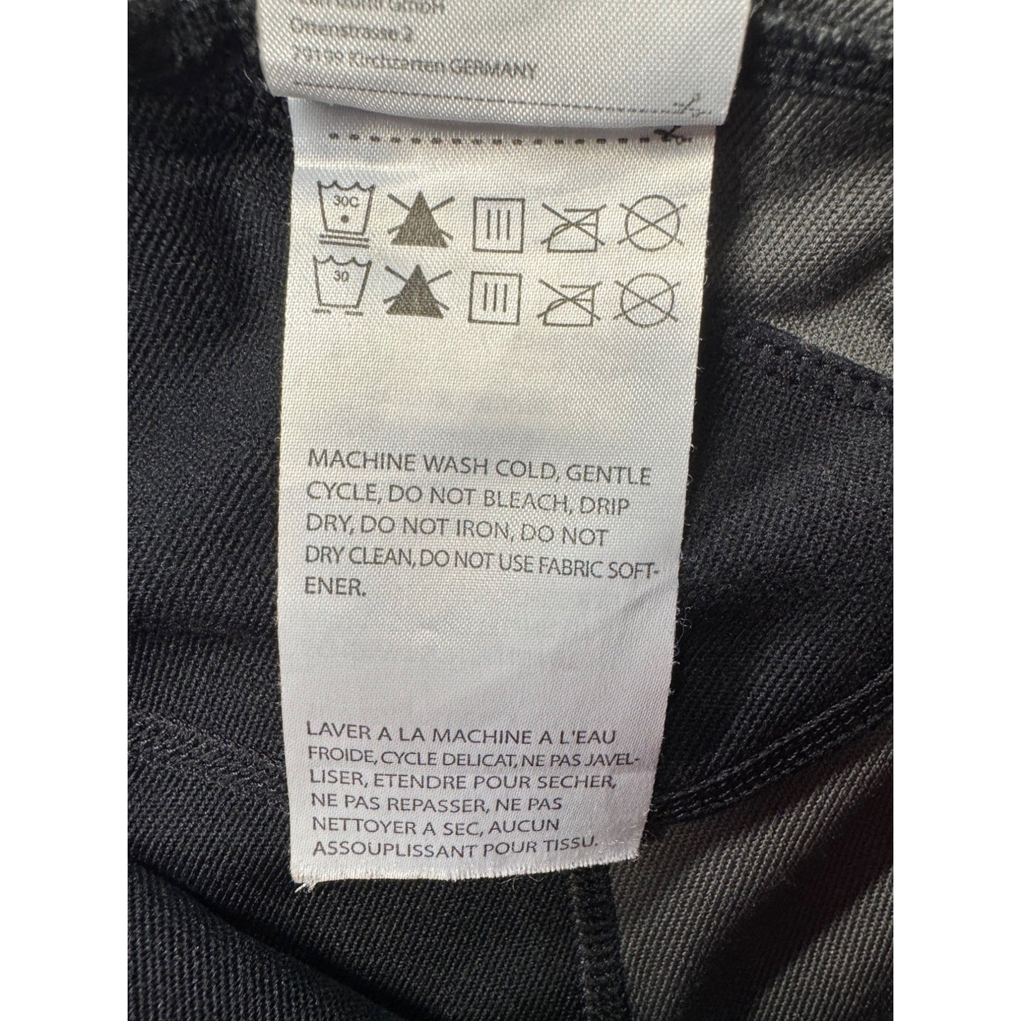Pearl Izumi Running Capri Leggings Small Black Gray Patterned Purple Trim #9917