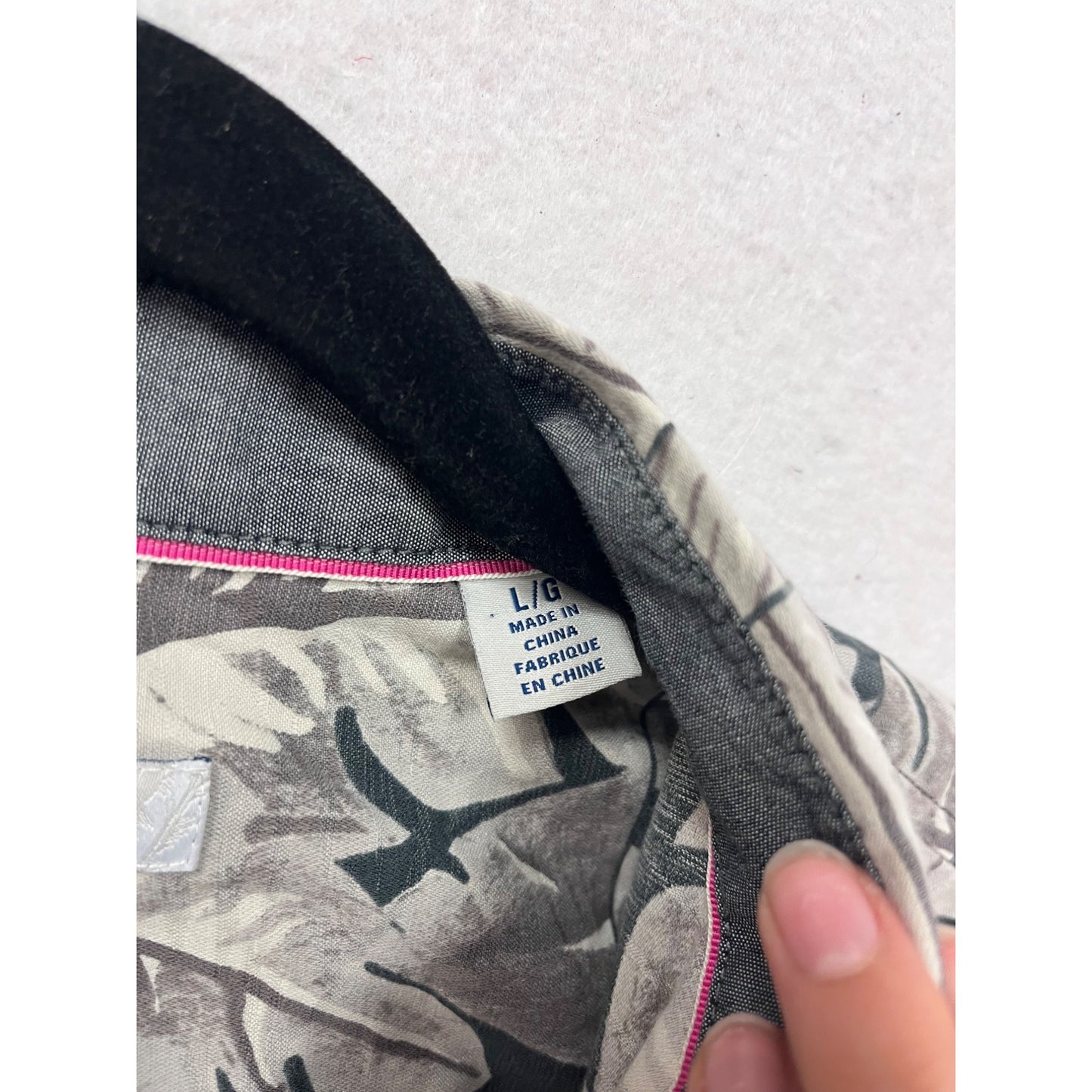 Tommy Bahama Leaf Print Short-Sleeve Shirt L  #8762