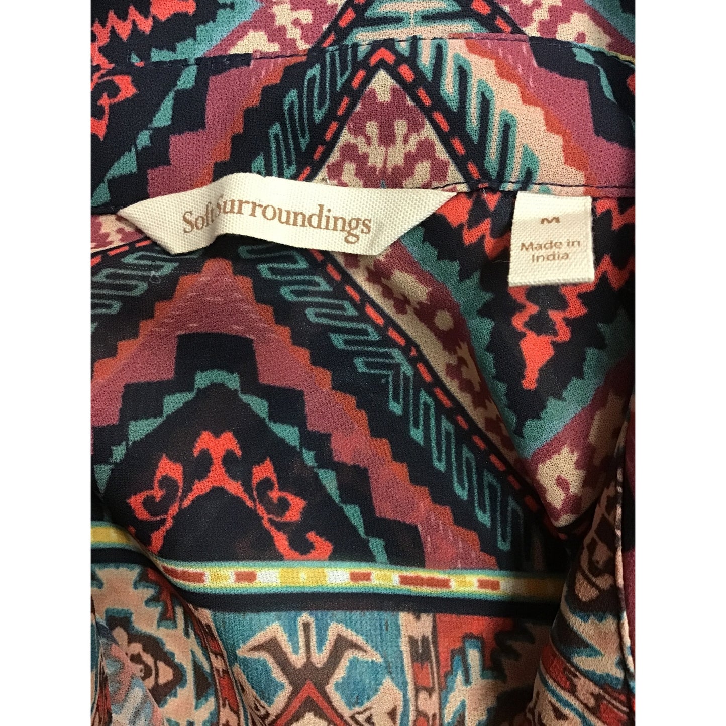 Women’s Tribal Print Button Up