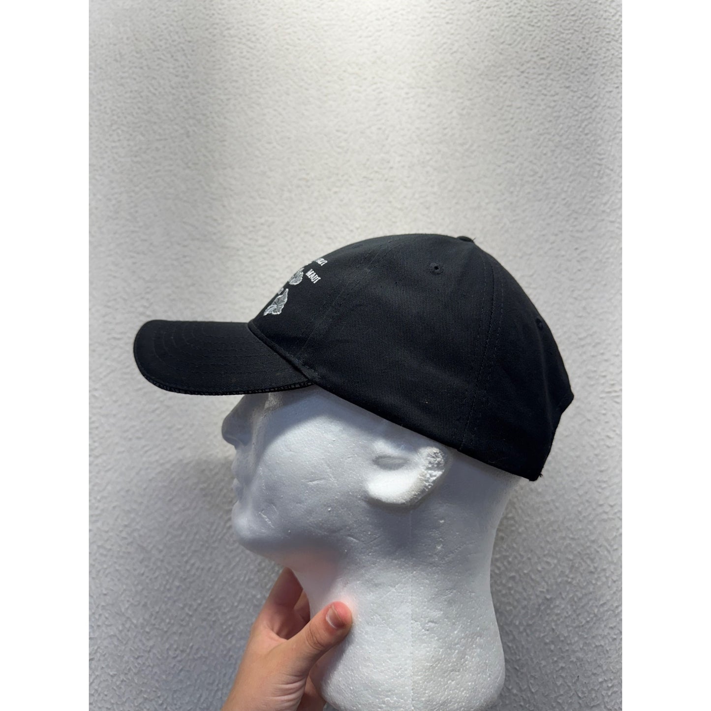 Hawaiian Islands Black Baseball Cap Hawaiian Classics 100% Cotton OSFA #9785