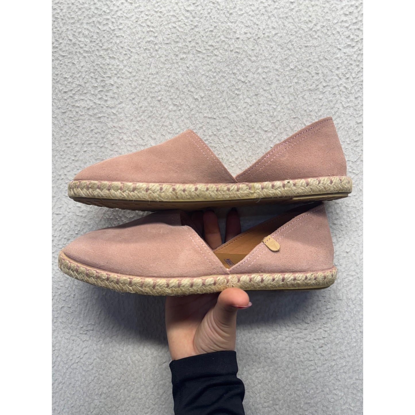 Verbenas Suede Espadrilles Size 39 Made In Spain #9008