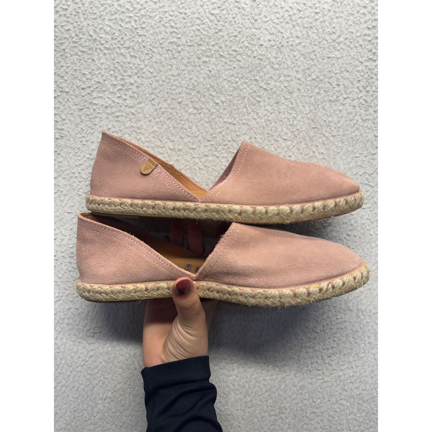 Verbenas Suede Espadrilles Size 39 Made In Spain #9008