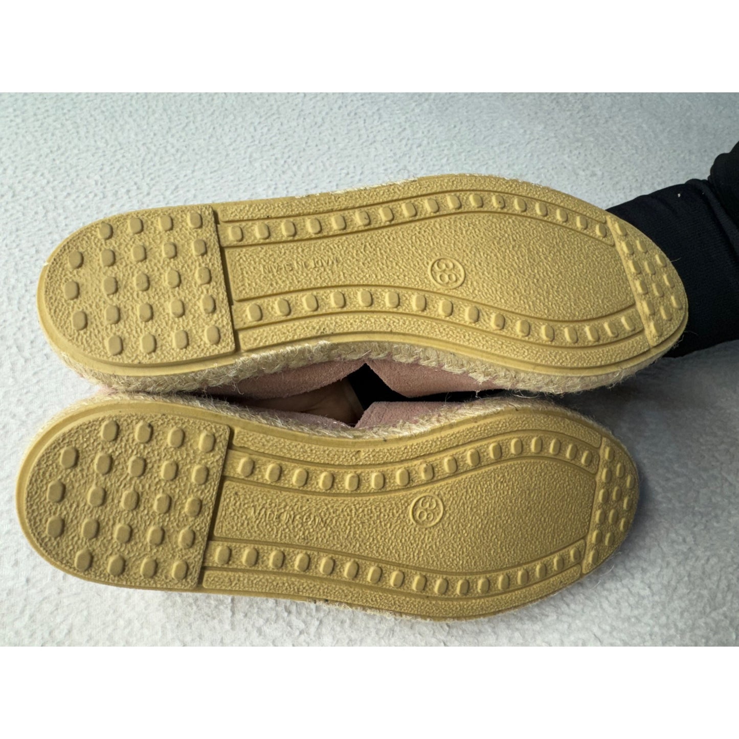 Verbenas Suede Espadrilles Size 39 Made In Spain #9008