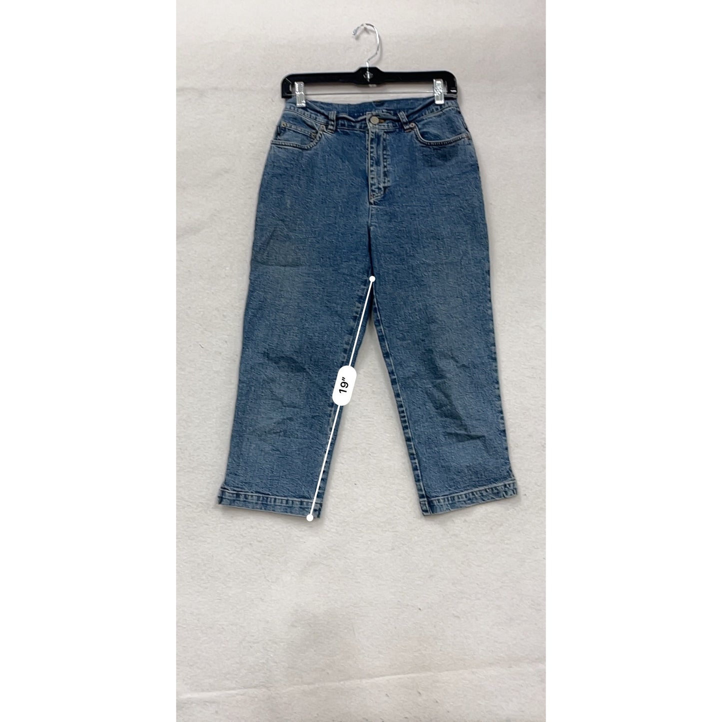 Lauren Jeans Co. By Ralph Lauren Mid-Rise Straight Leg Denim Jeans Size 6 Blue #257A