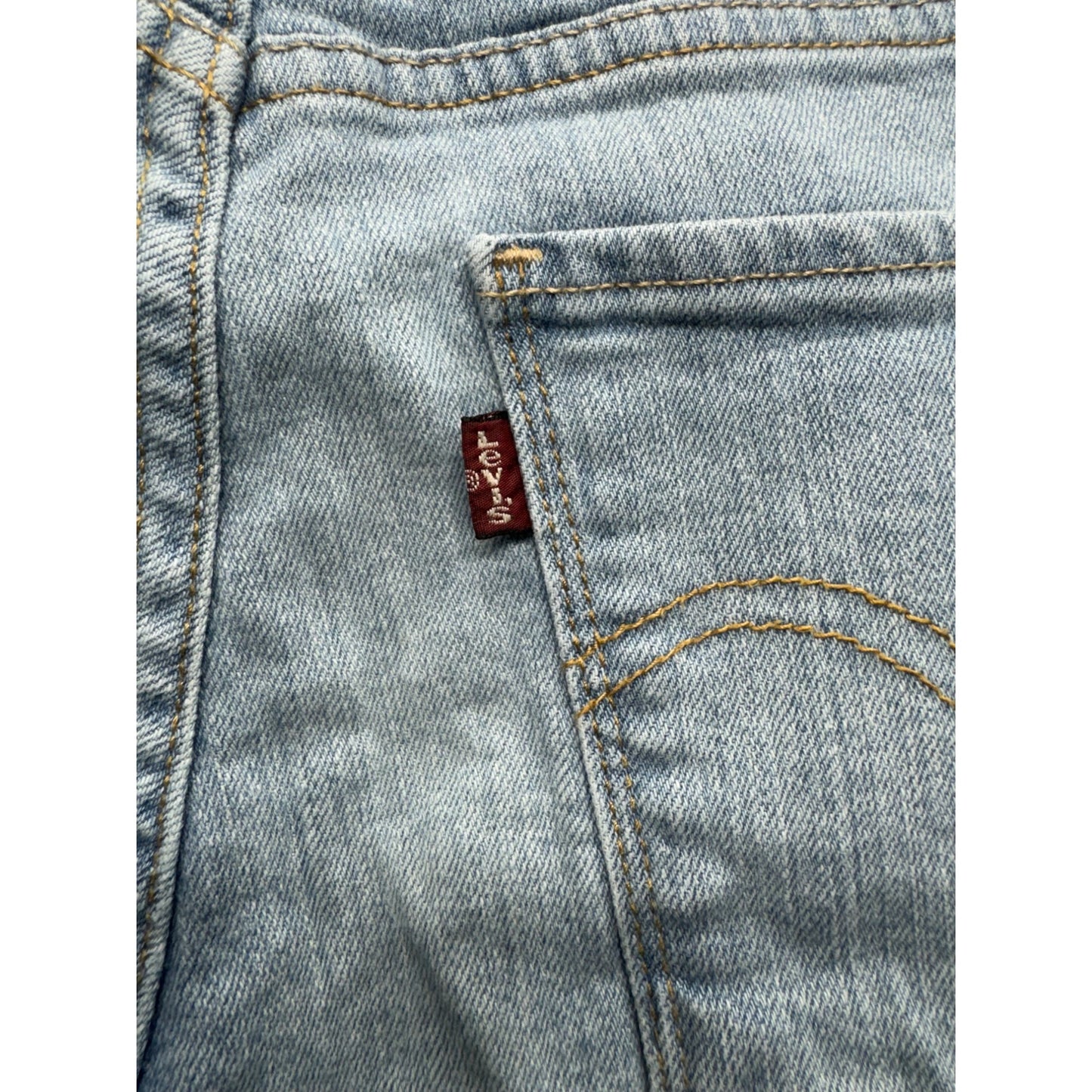 Levis Light Wash Denim Capri Jeans Size 8 #192B