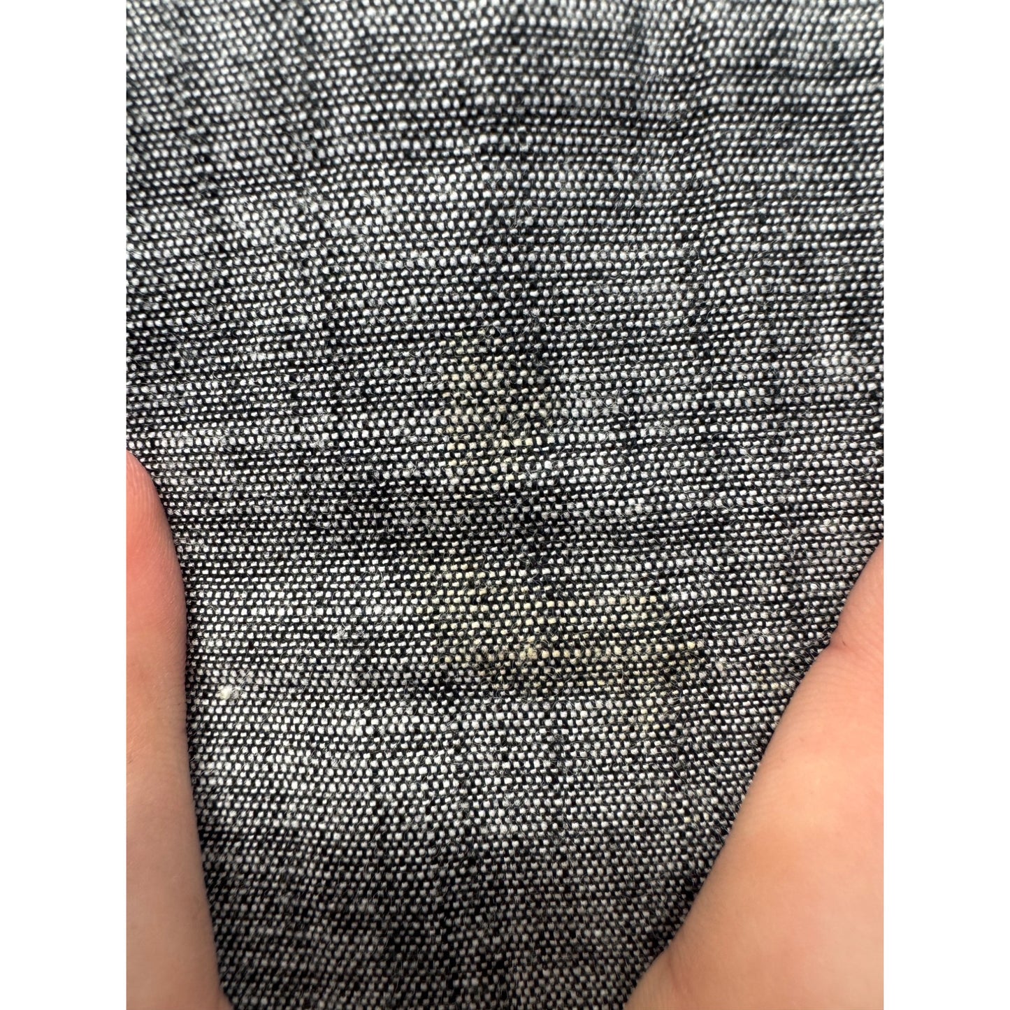 Maurices Gray Bermuda Shorts Size 15/16 Black Belt Cotton/Spandex Blend 457B