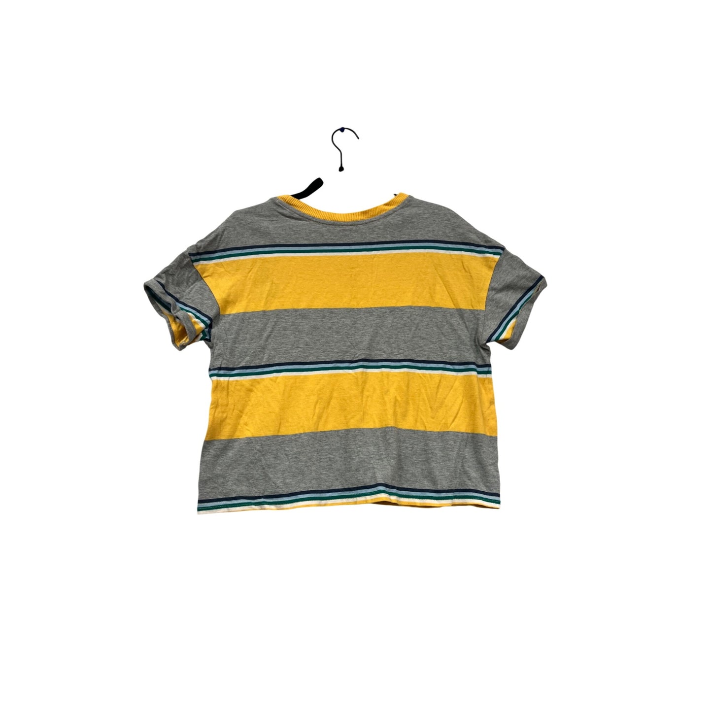 Atari Gray & Yellow Striped T-Shirt By Junkfood L #816A