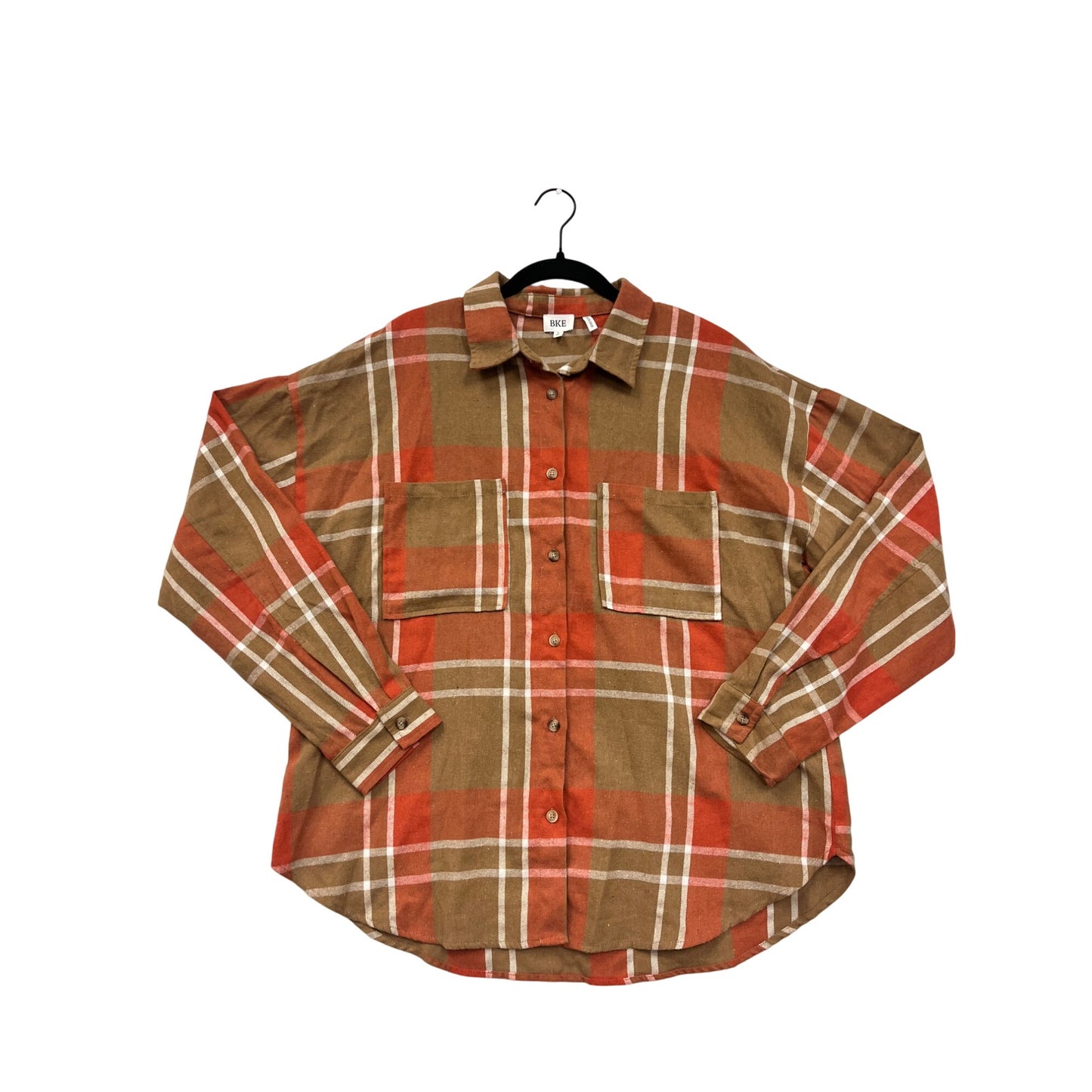 BKE Large Plaid Button-Up Shirt #8048