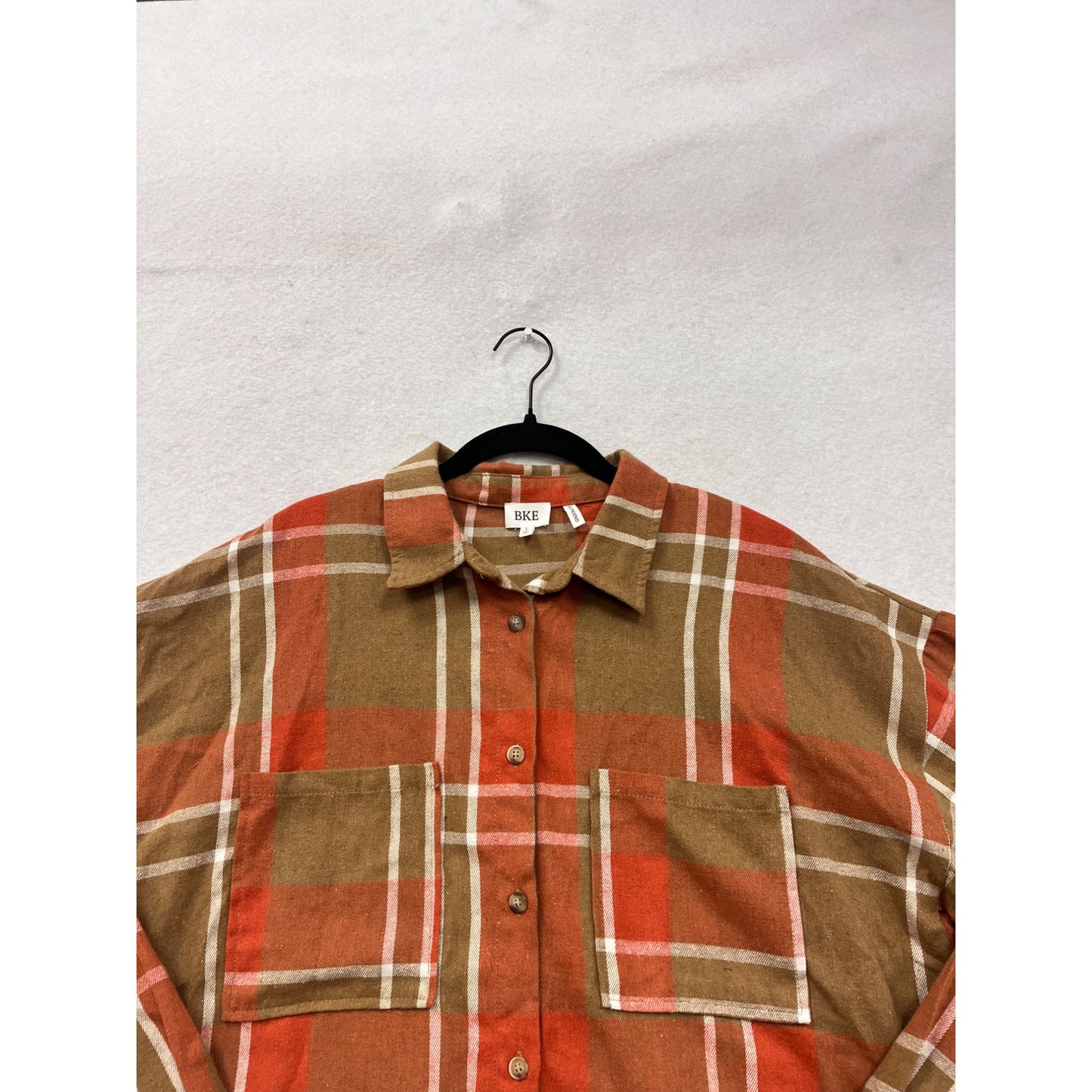BKE Large Plaid Button-Up Shirt #8048