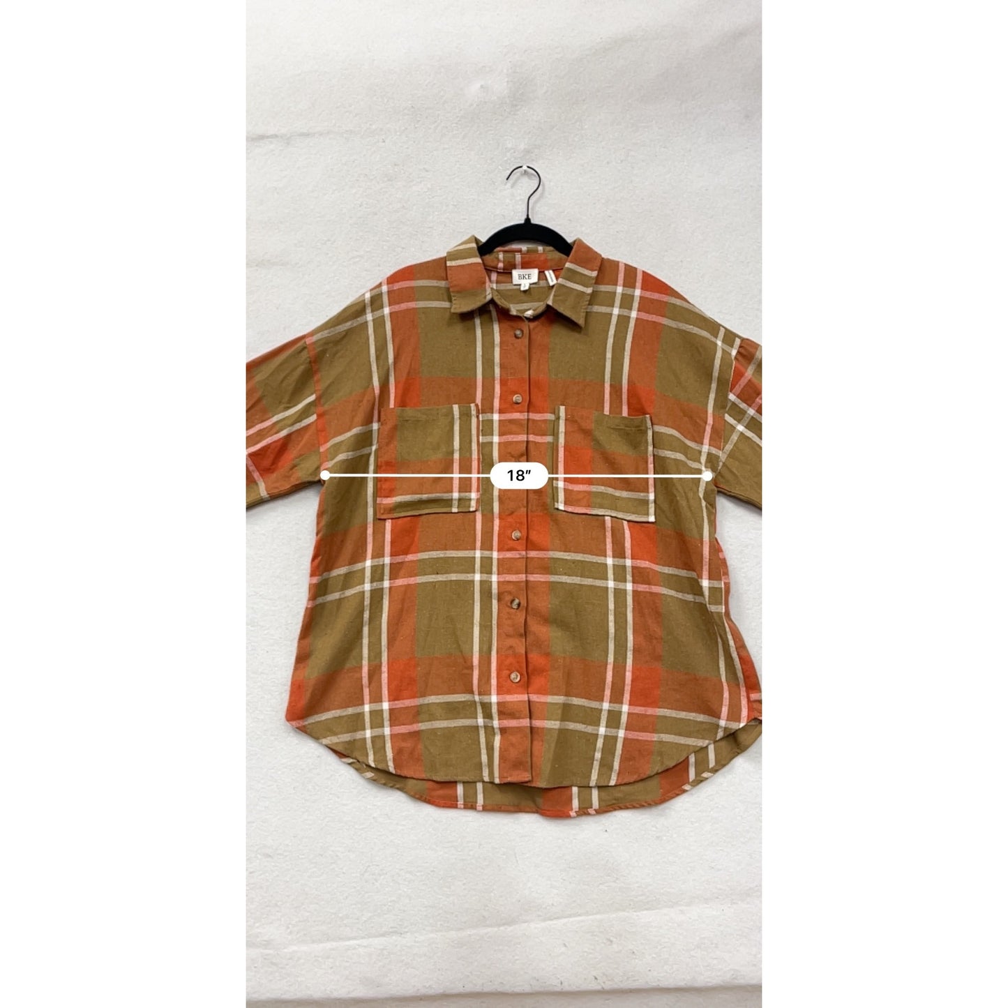 BKE Large Plaid Button-Up Shirt #8048