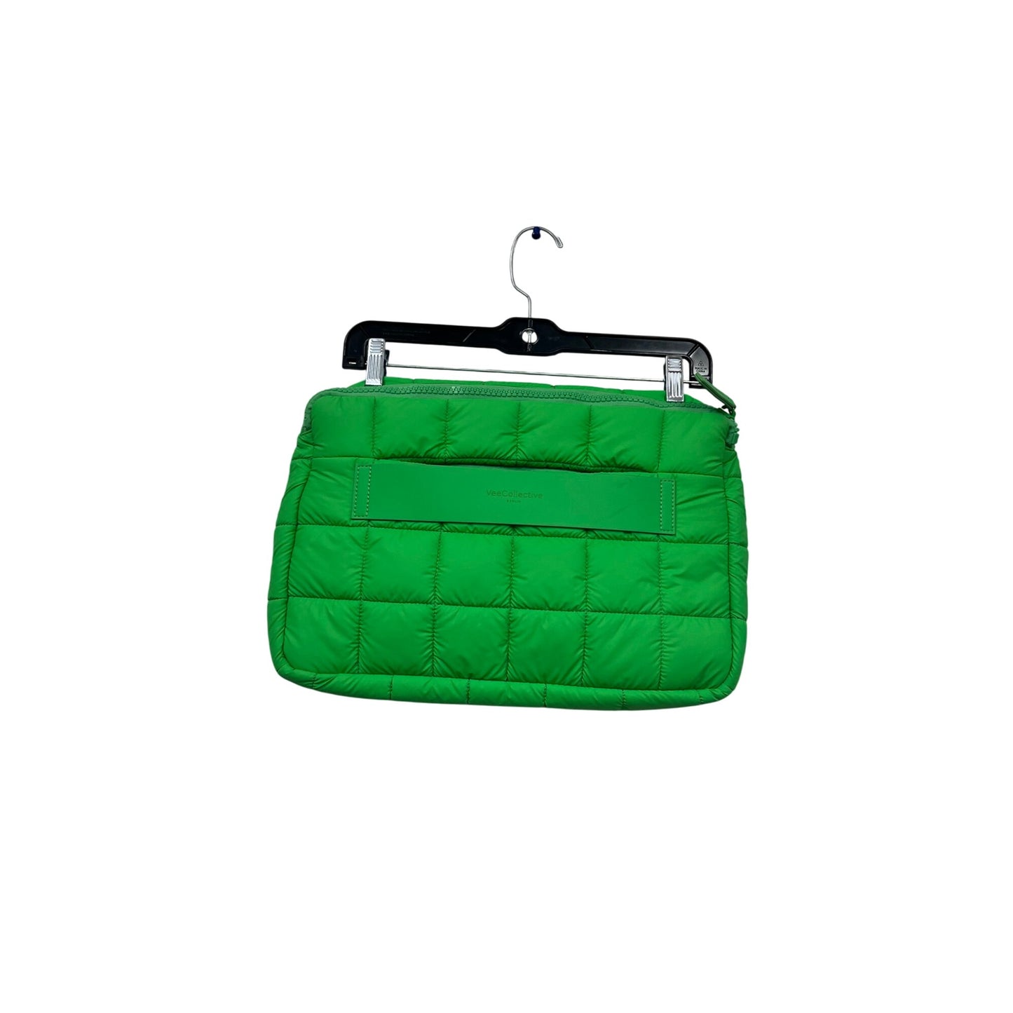 VeeCollective Berlin Quilted Green Laptop Sleeve With Strap #779A