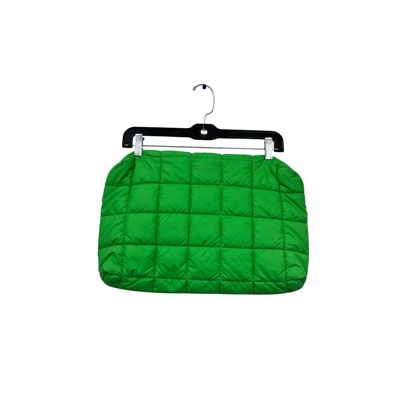 VeeCollective Berlin Quilted Green Laptop Sleeve With Strap #779A